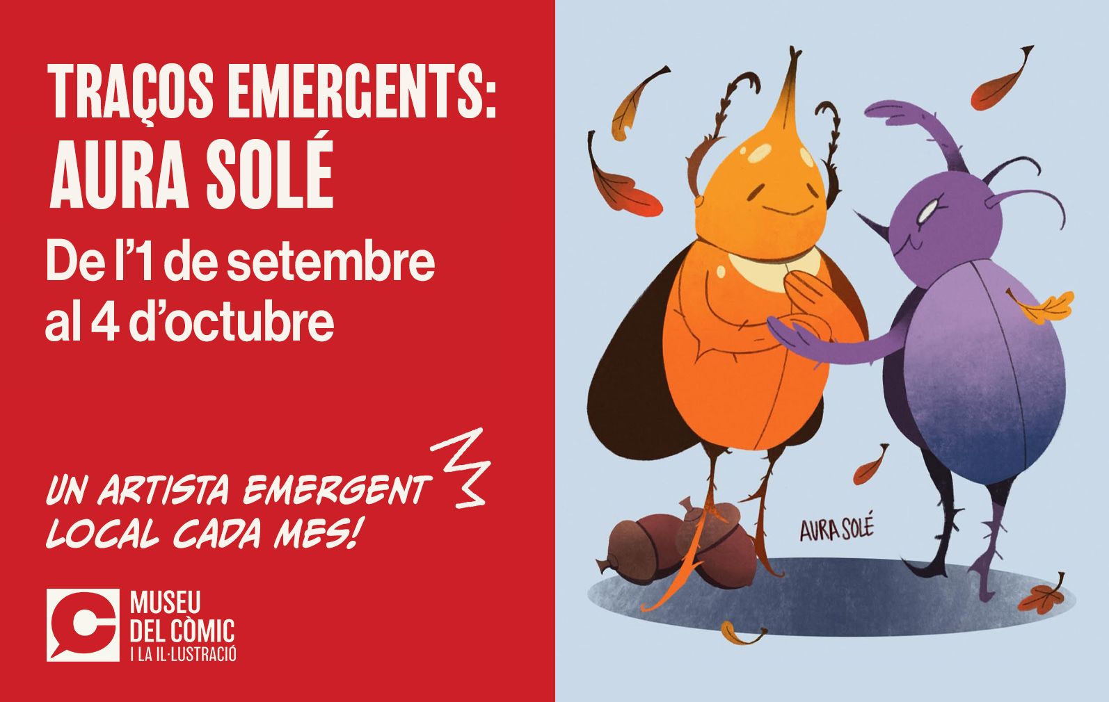 Aura Solé protagonitza la nova exposició del cicle "Traços Emergents"