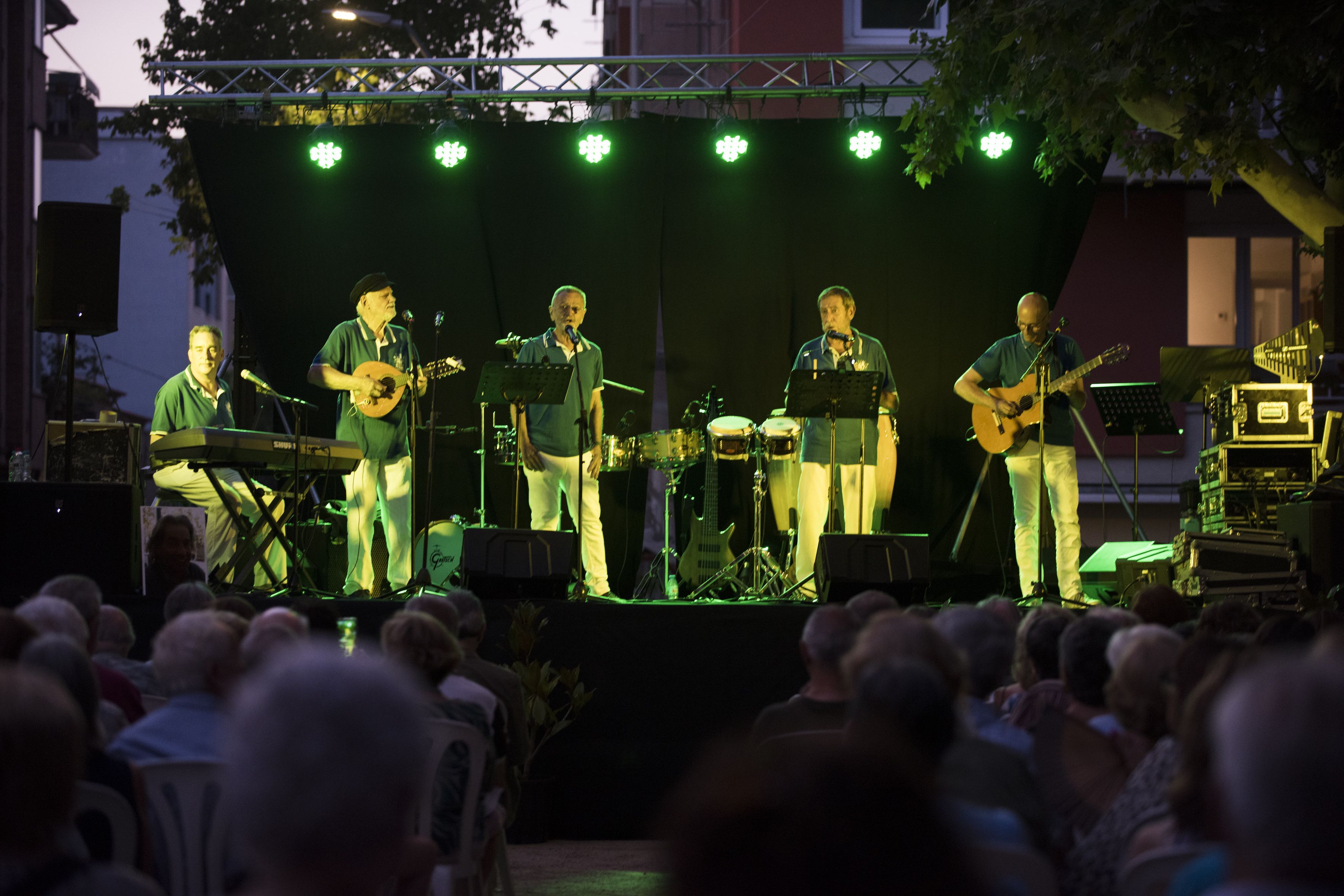 Una de les darreres havaneres a Sant Cugat. FOTO: Arxiu