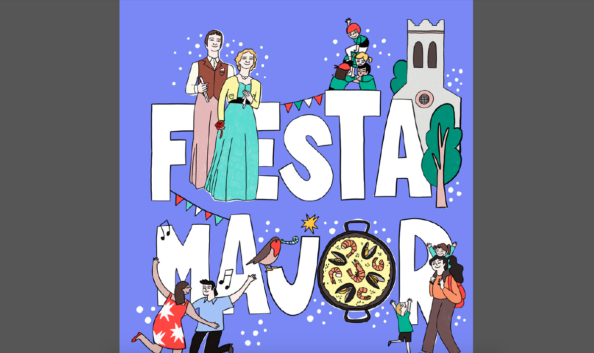 Fragment del Cartell de la Festa Major de Valldoreix 2026