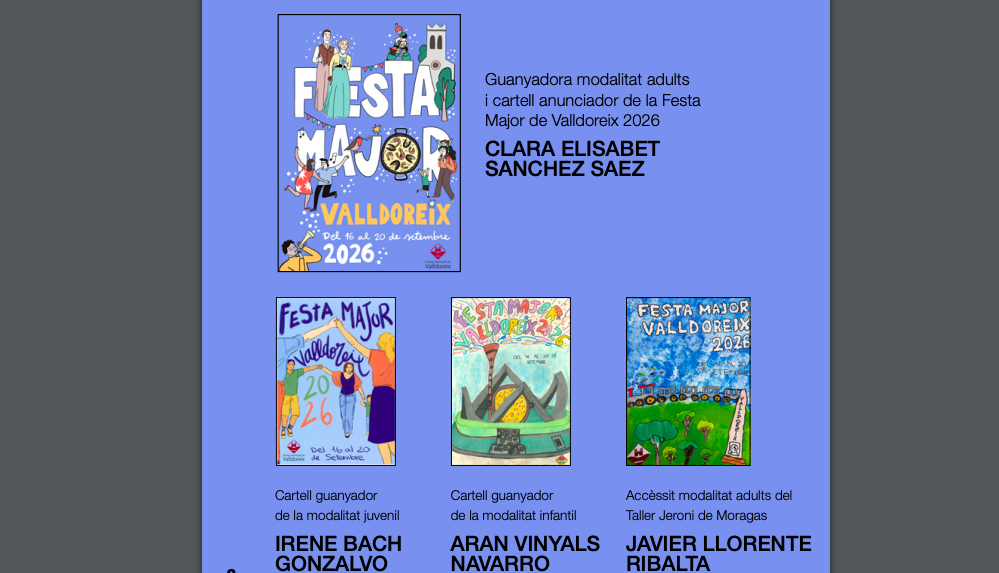 Cartells guanyadors