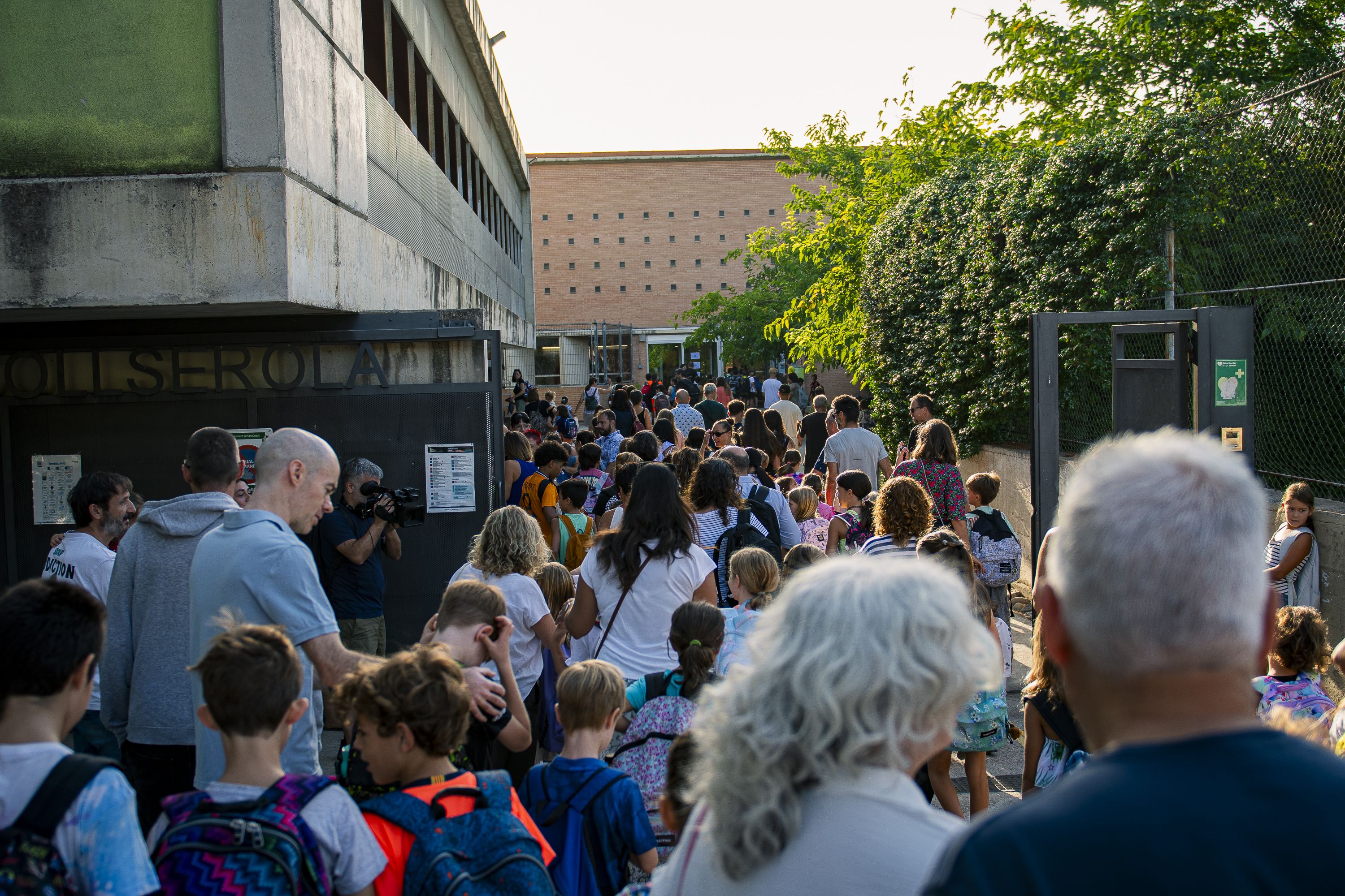 Inici de curs 2026-2027 a l'Escola Collserola i a l'Institut Joaquima Pla i Farreras. FOTO: Pol Rodríguez (TOT Sant Cugat)