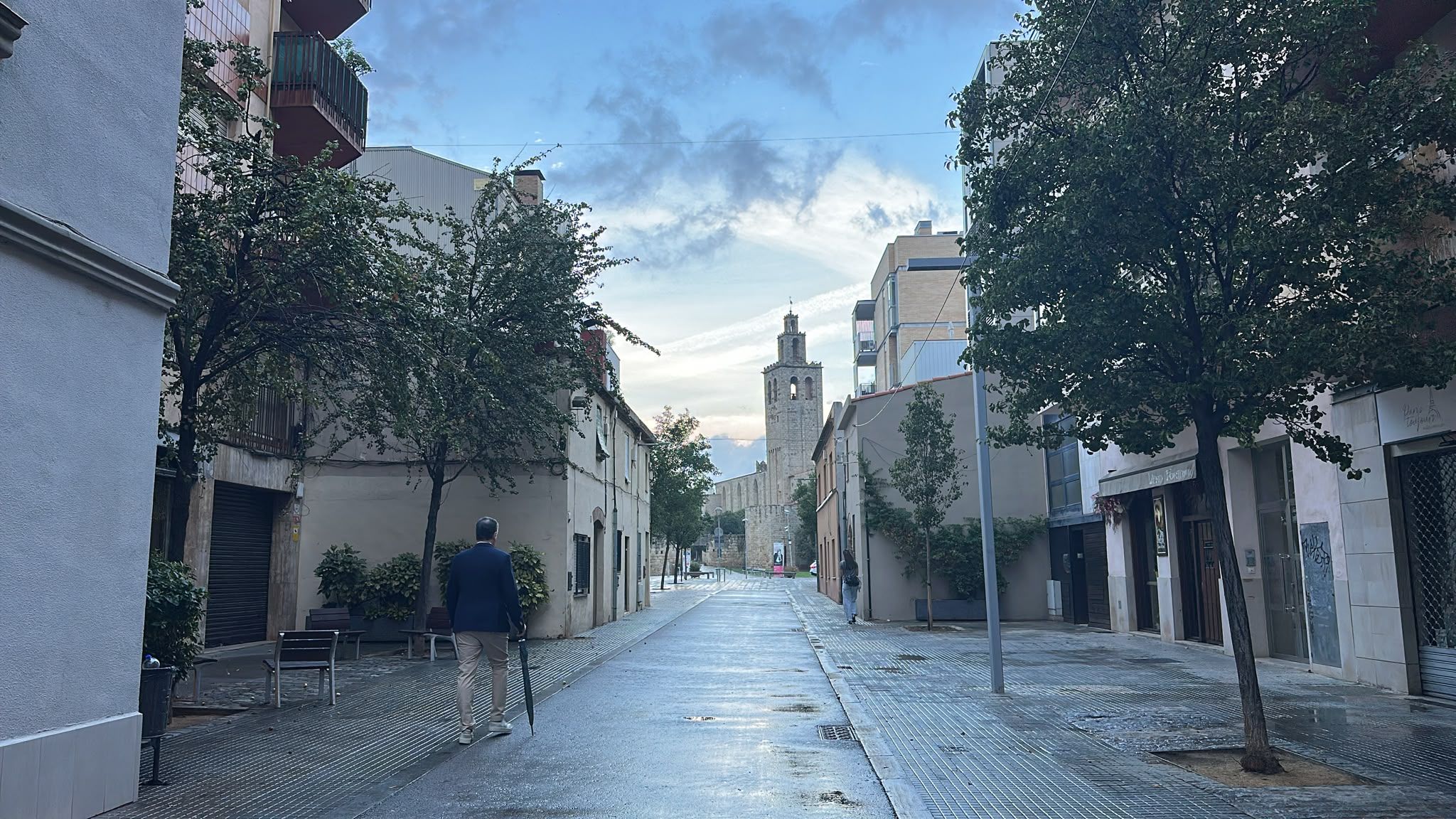 L'avinguda de Cerdanyola, a primera hora d'aquest dimecres, 9 de setembre FOTO: TOT Sant Cugat