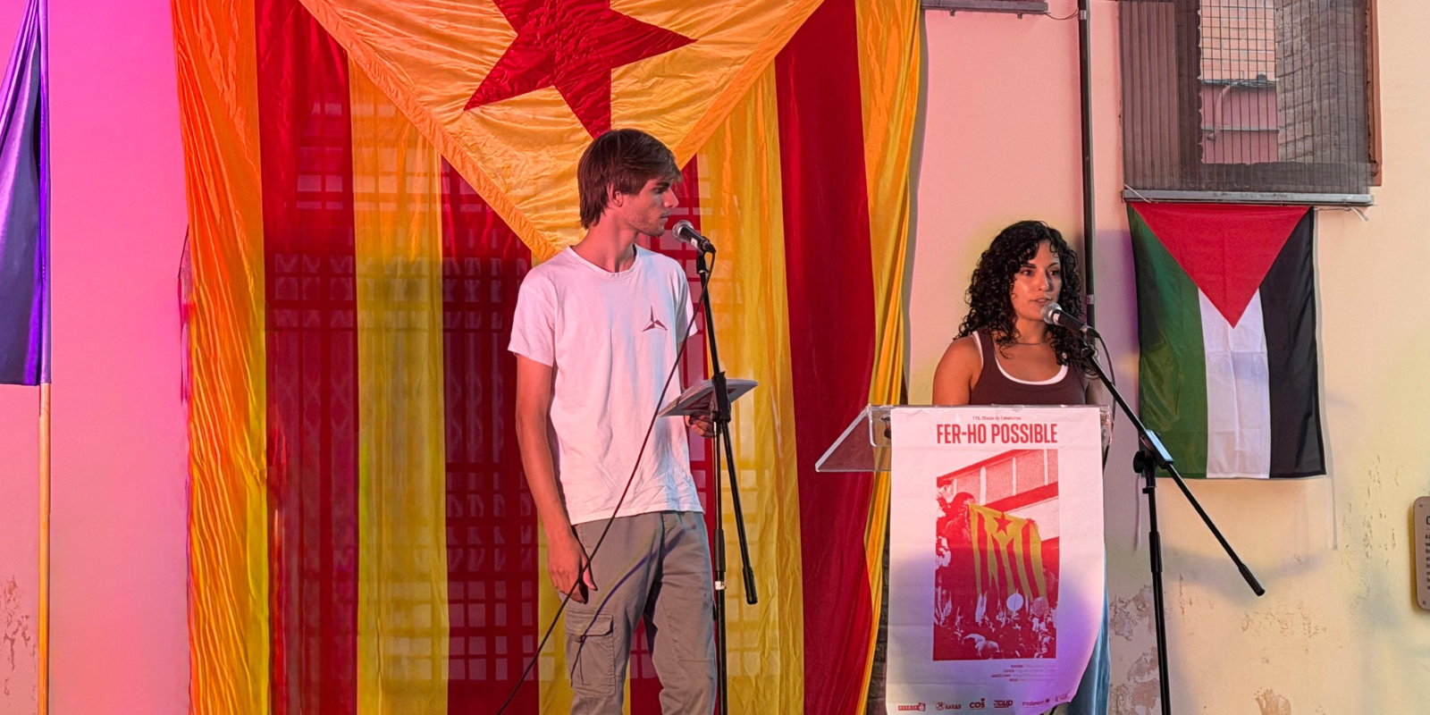 Acte de la CUP amb motiu de la Diada Nacional de Catalunya. FOTO: TOT Sant Cugat