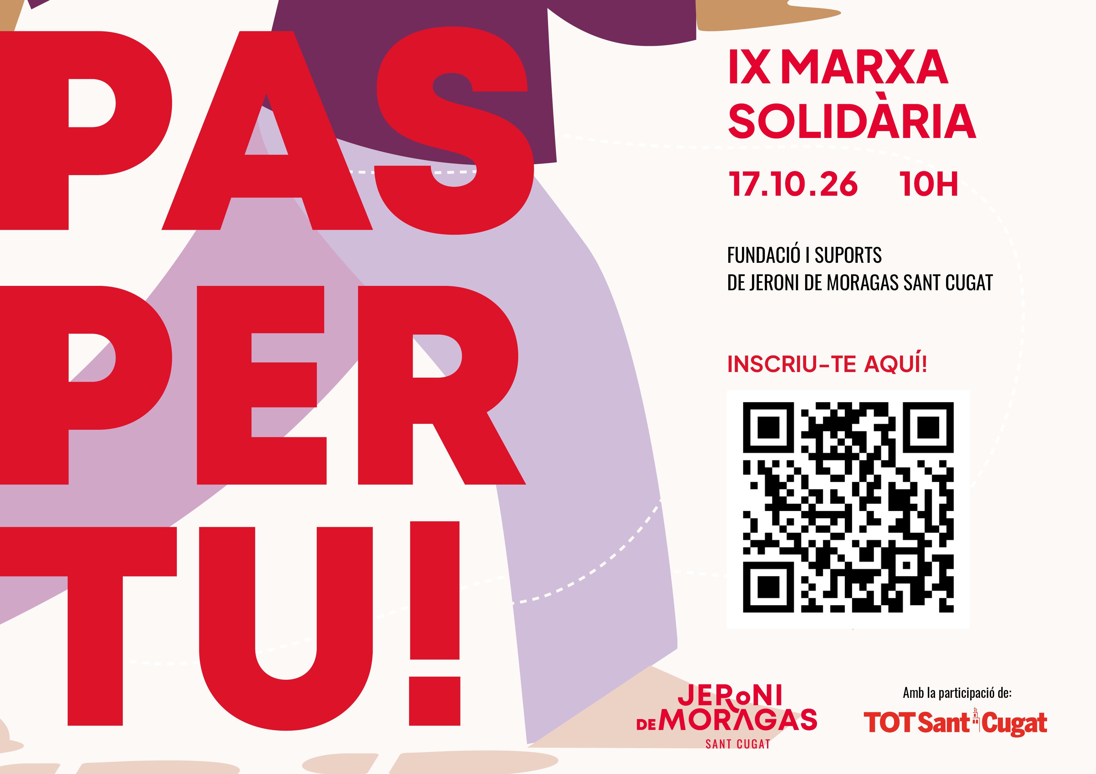 La IX Pas per Tu torna amb una marxa solidària per la inclusió