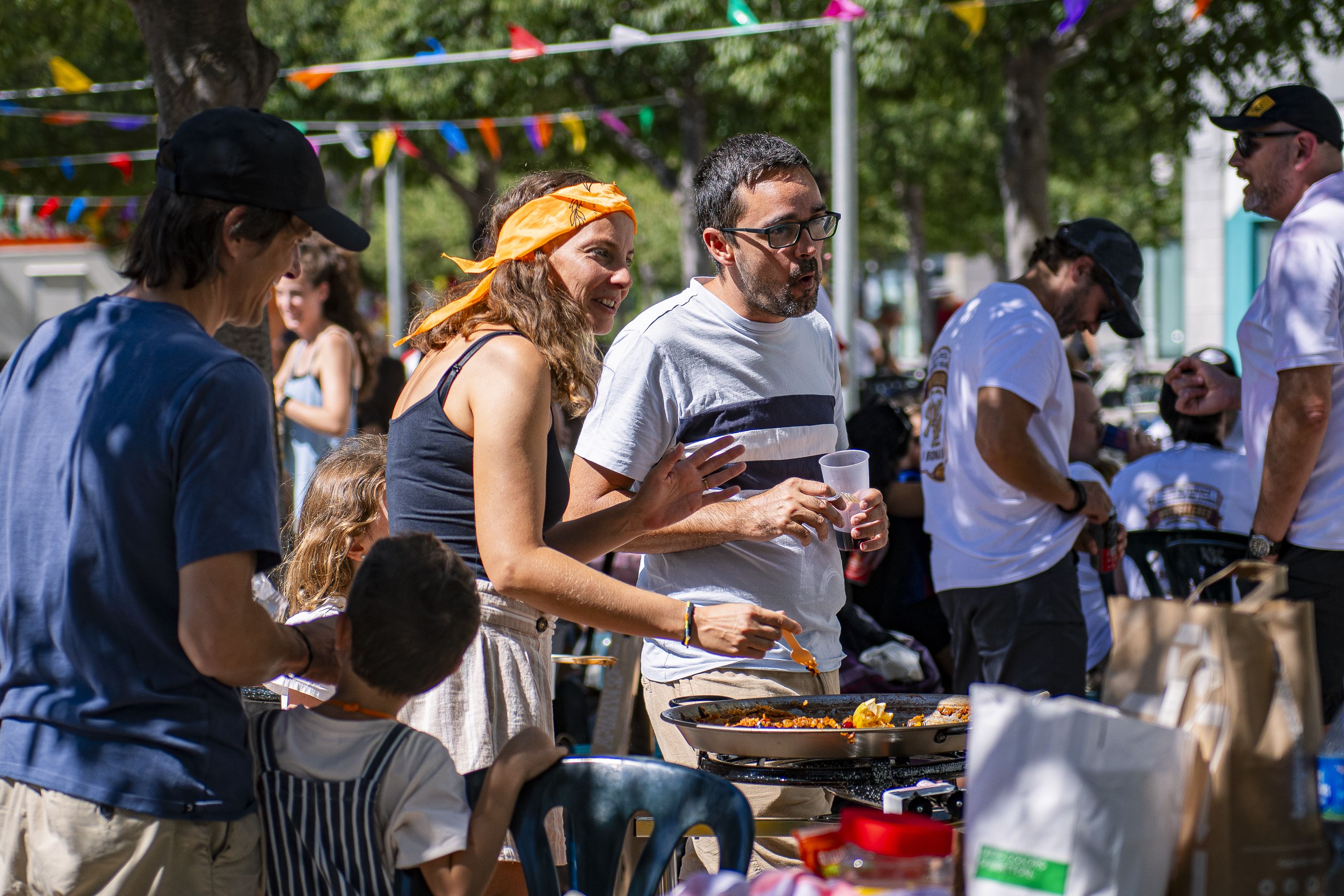 Concurs de paelles al parc de la Guineu durant la Festa Major de Volpelleres. FOTO: Pol Rodríguez (TOT Sant Cugat)