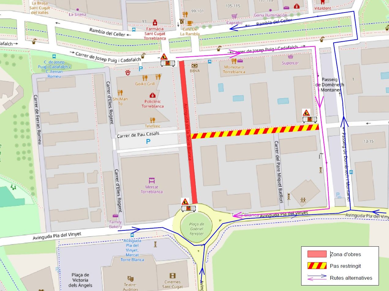 Asfaltat av. Torre Blanca