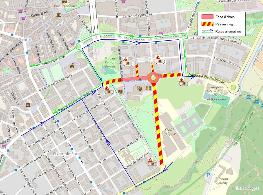 Asfaltat av. Pla de Vinyet
