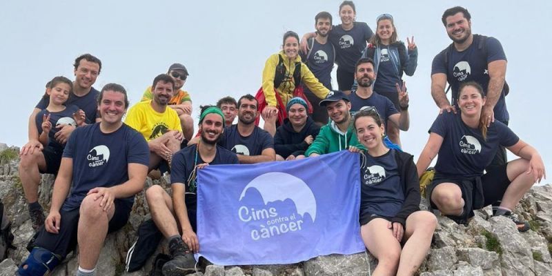 Grup de Cims contra el càncer. FOTO: Cedida.