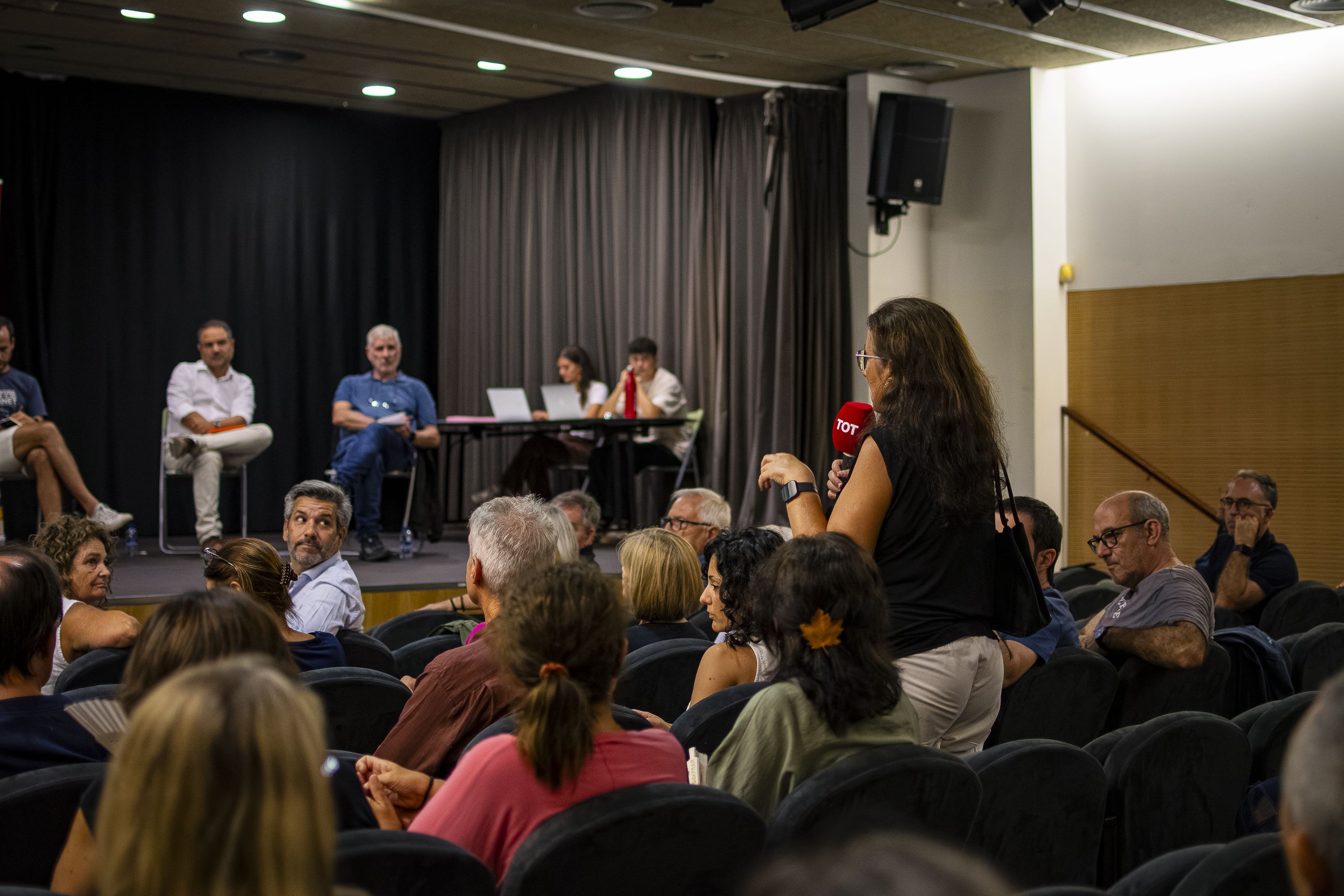Debat a Coll Favà i Can Magí del cicle 'Els barris al centre'. FOTO: Pol Rodríguez (TOT Sant Cugat)