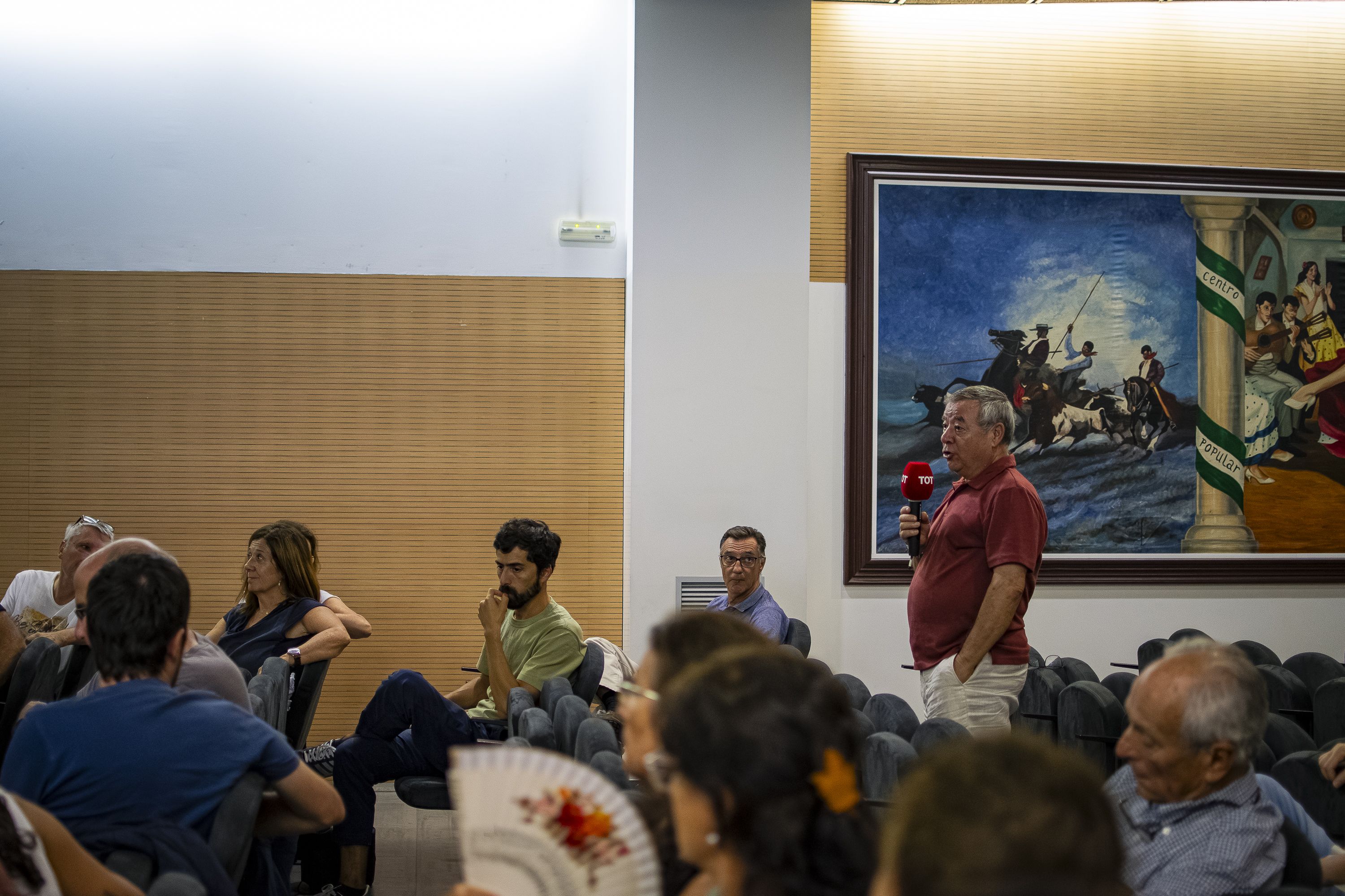 Debat a Coll Favà i Can Magí del cicle 'Els barris al centre'. FOTO: Pol Rodríguez (TOT Sant Cugat)