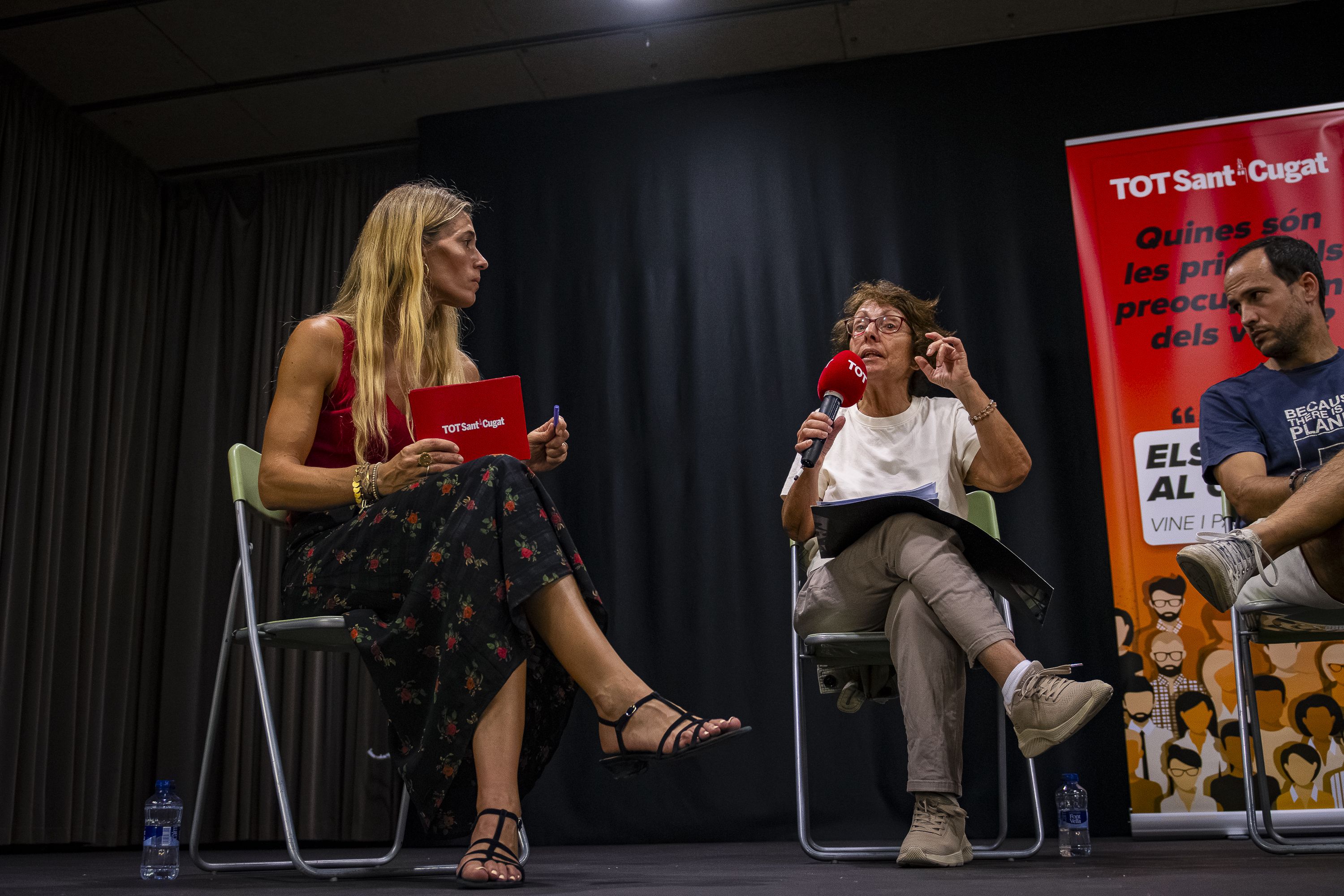 Debat a Coll Favà i Can Magí del cicle 'Els barris al centre'. FOTO: Pol Rodríguez (TOT Sant Cugat)