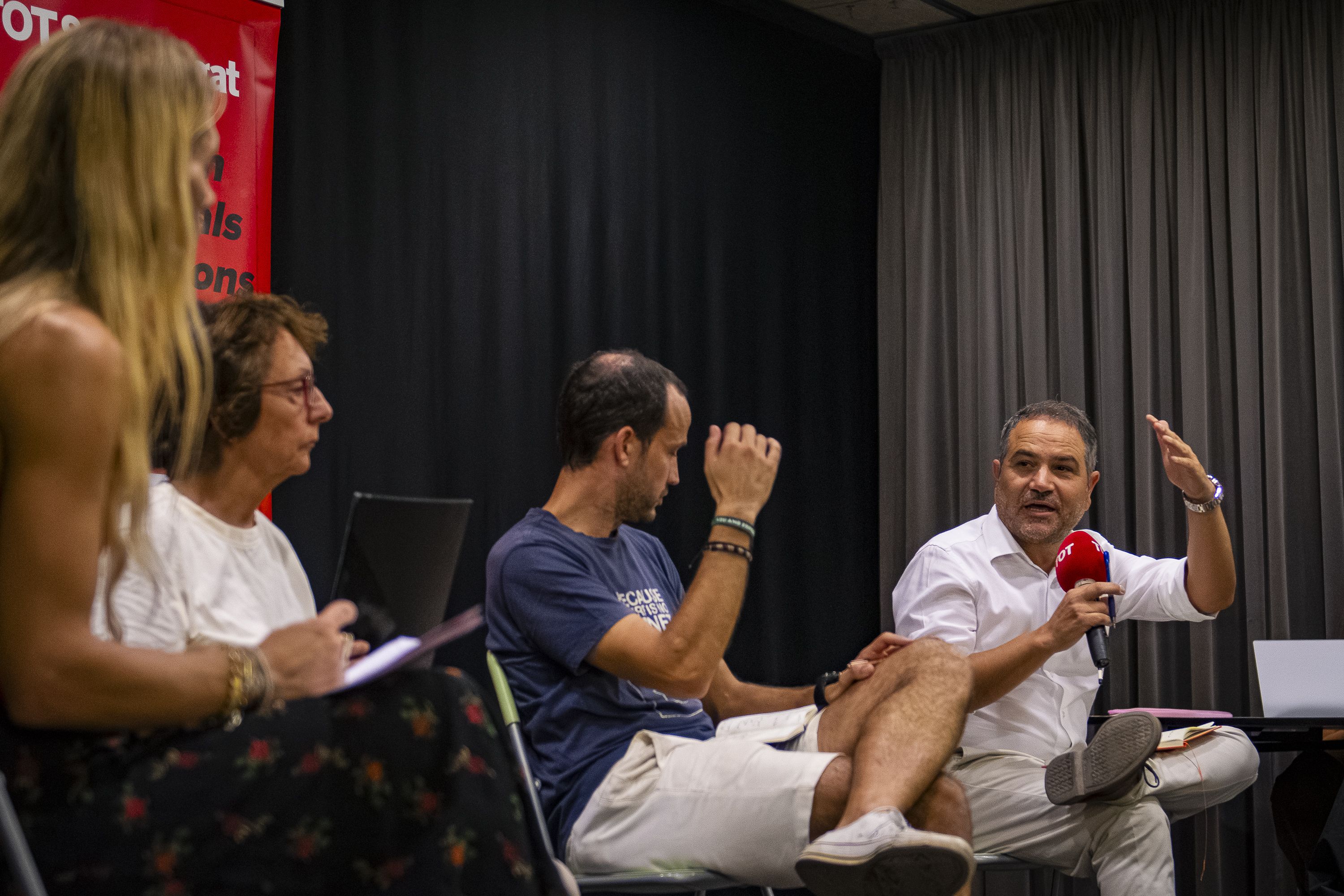 Debat a Coll Favà i Can Magí del cicle 'Els barris al centre'. FOTO: Pol Rodríguez (TOT Sant Cugat)