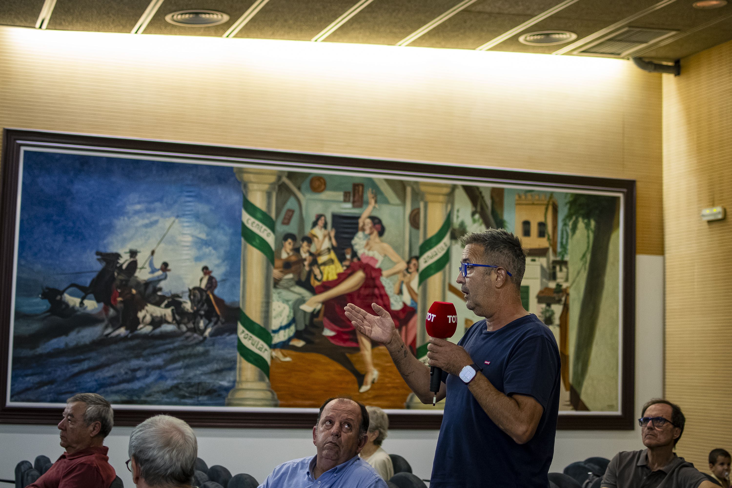 Debat a Coll Favà i Can Magí del cicle 'Els barris al centre'. FOTO: Pol Rodríguez (TOT Sant Cugat)