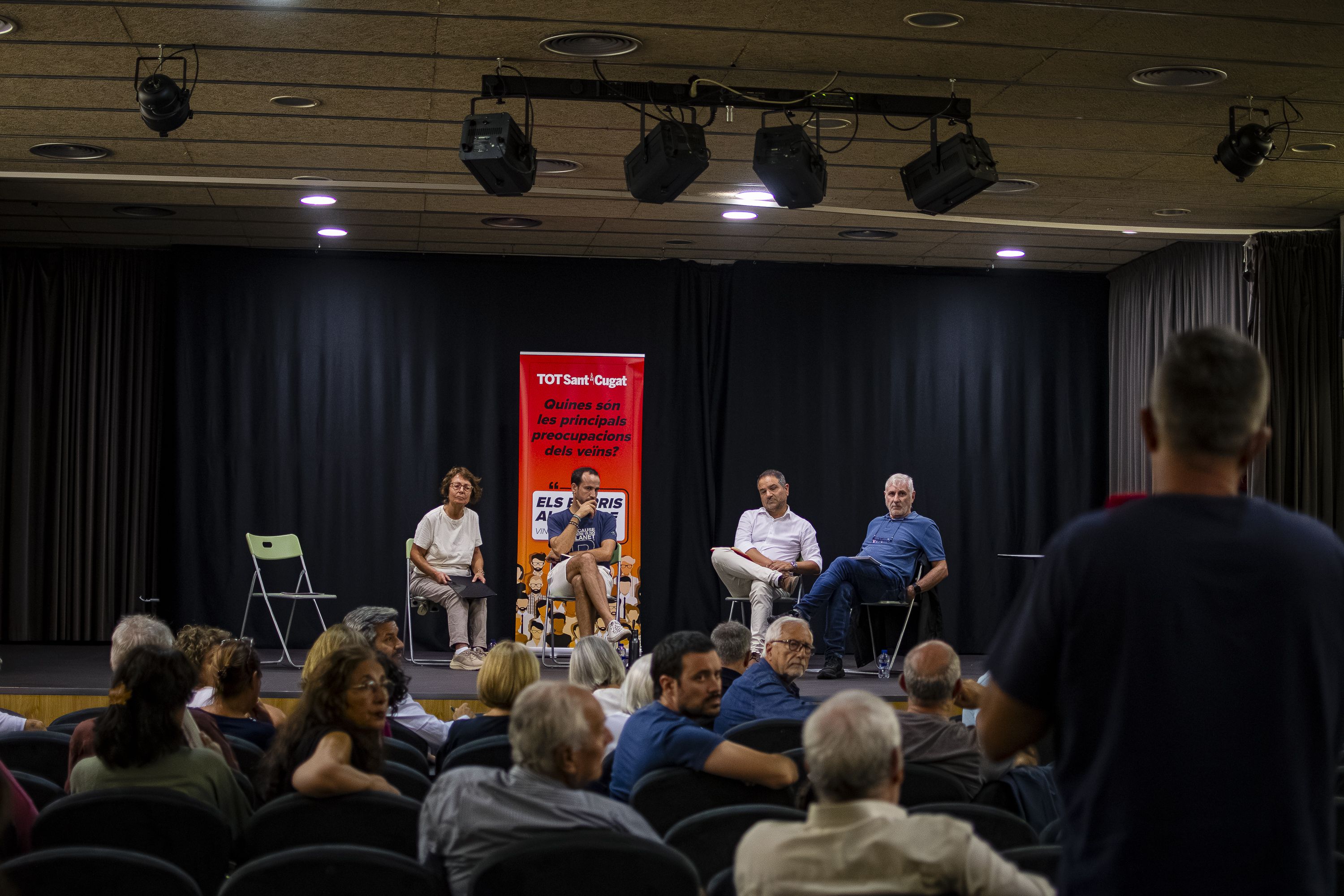 Debat a Coll Favà i Can Magí del cicle 'Els barris al centre'. FOTO: Pol Rodríguez (TOT Sant Cugat)
