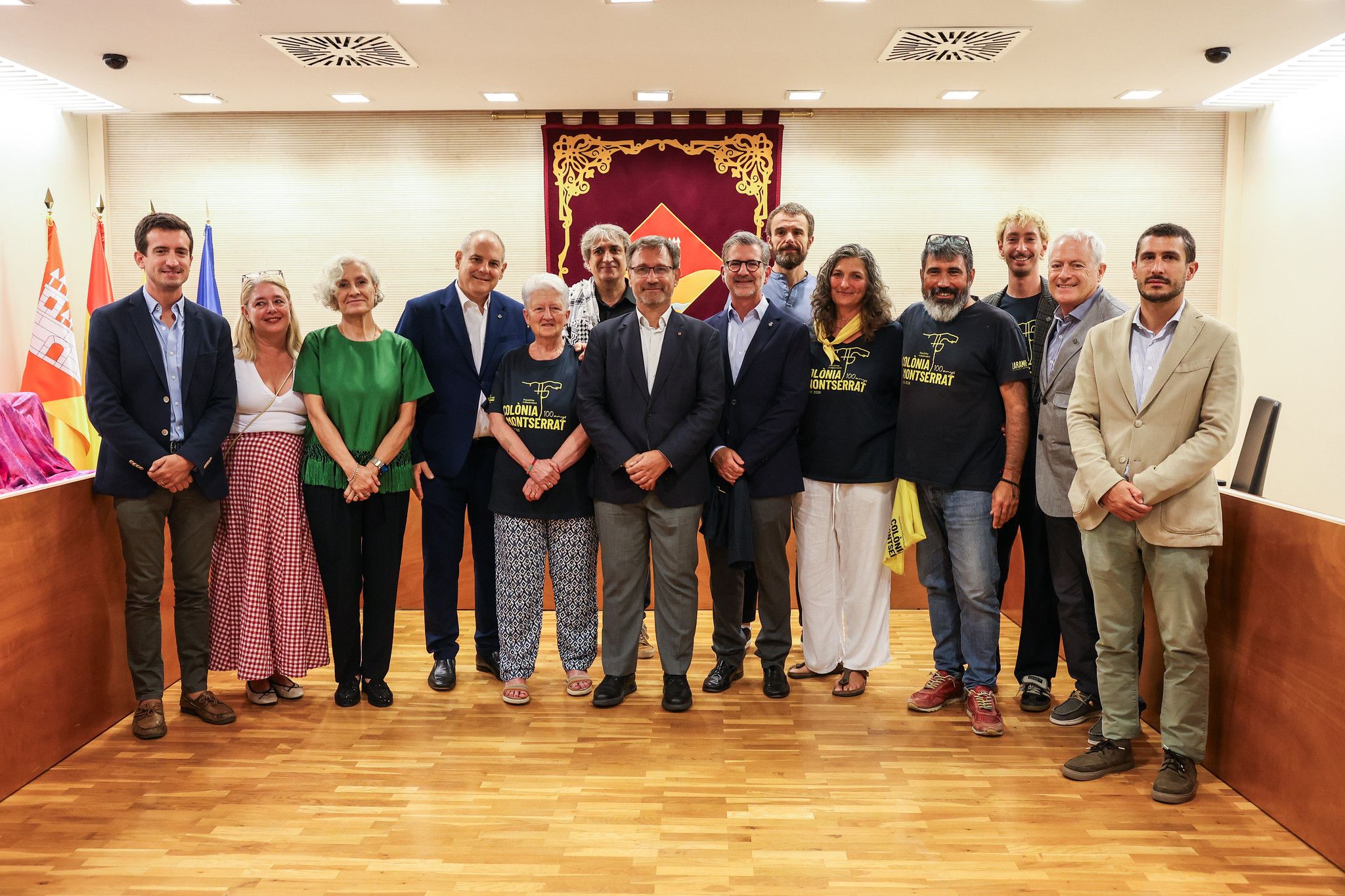 Pregó de la Festa Major de Valldoreix amb l'Associació de Veïns i Propietaris de la Colònia Montserrat FOTO: Ajuntament