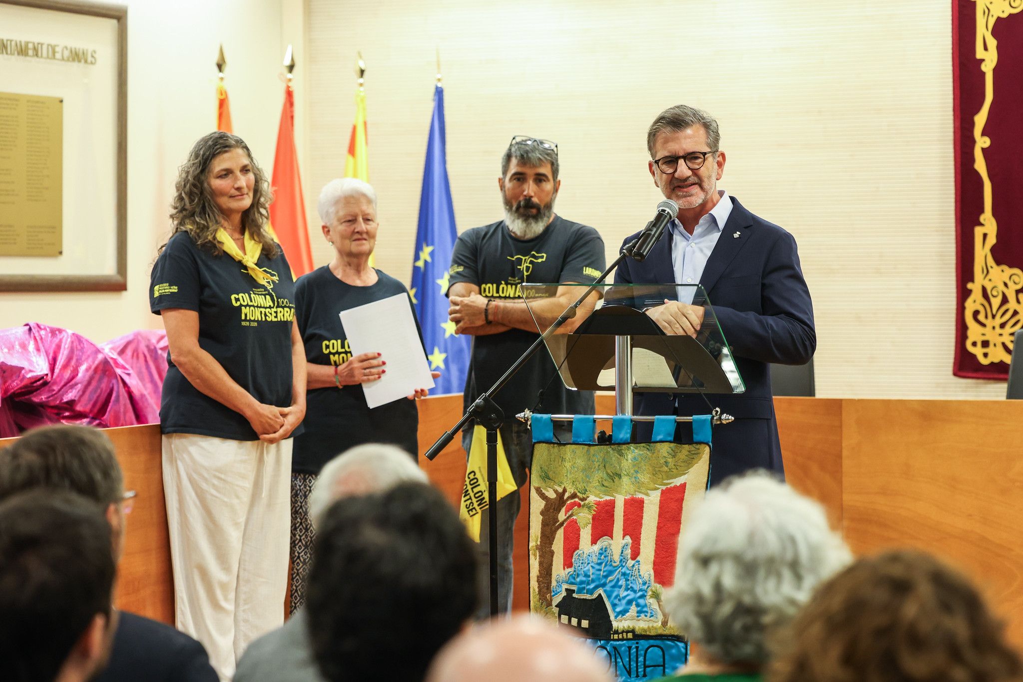 Pregó de la Festa Major de Valldoreix amb l'Associació de Veïns i Propietaris de la Colònia Montserrat FOTO: Ajuntament