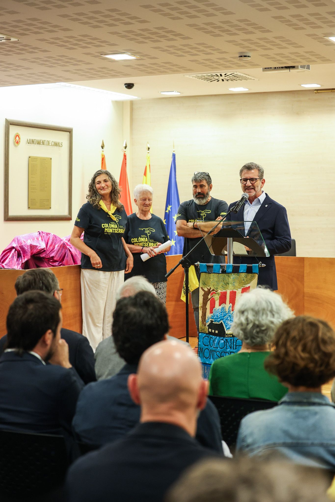 Pregó de la Festa Major de Valldoreix amb l'Associació de Veïns i Propietaris de la Colònia Montserrat FOTO: Ajuntament