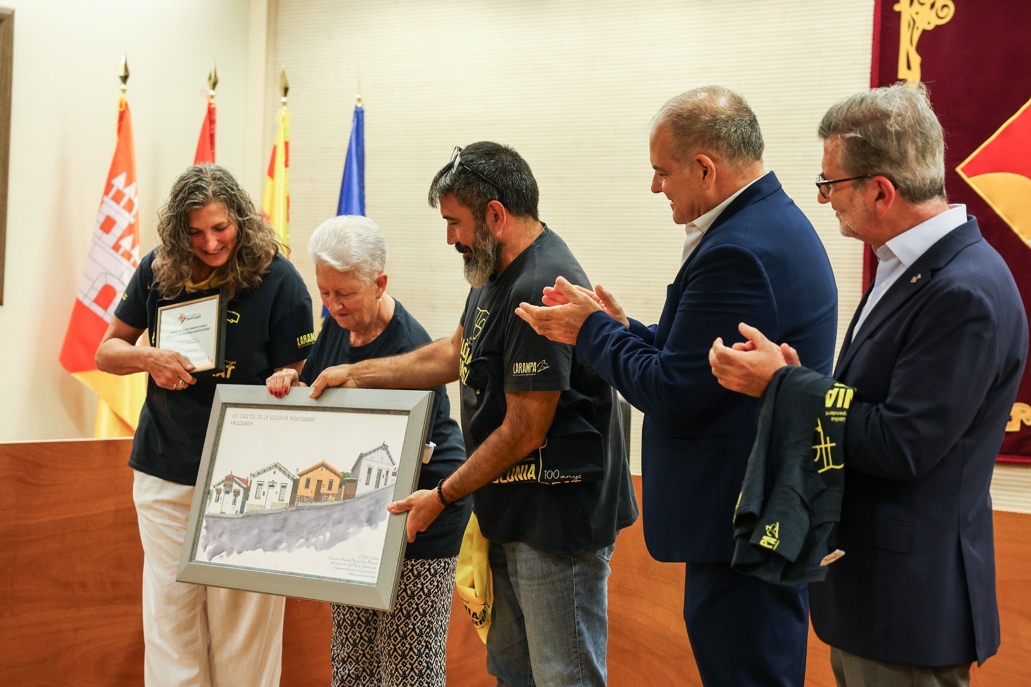 Pregó de la Festa Major de Valldoreix amb l'Associació de Veïns i Propietaris de la Colònia Montserrat FOTO: Ajuntament