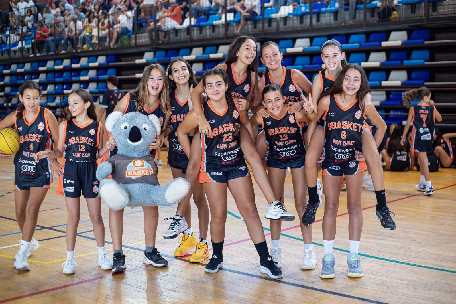 Presentació d'equips del Qbasket Sant Cugat. FOTO: Ajuntament