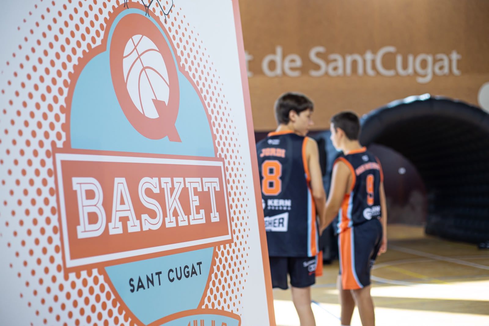 Presentació d'equips del Qbasket Sant Cugat. FOTO: Ajuntament