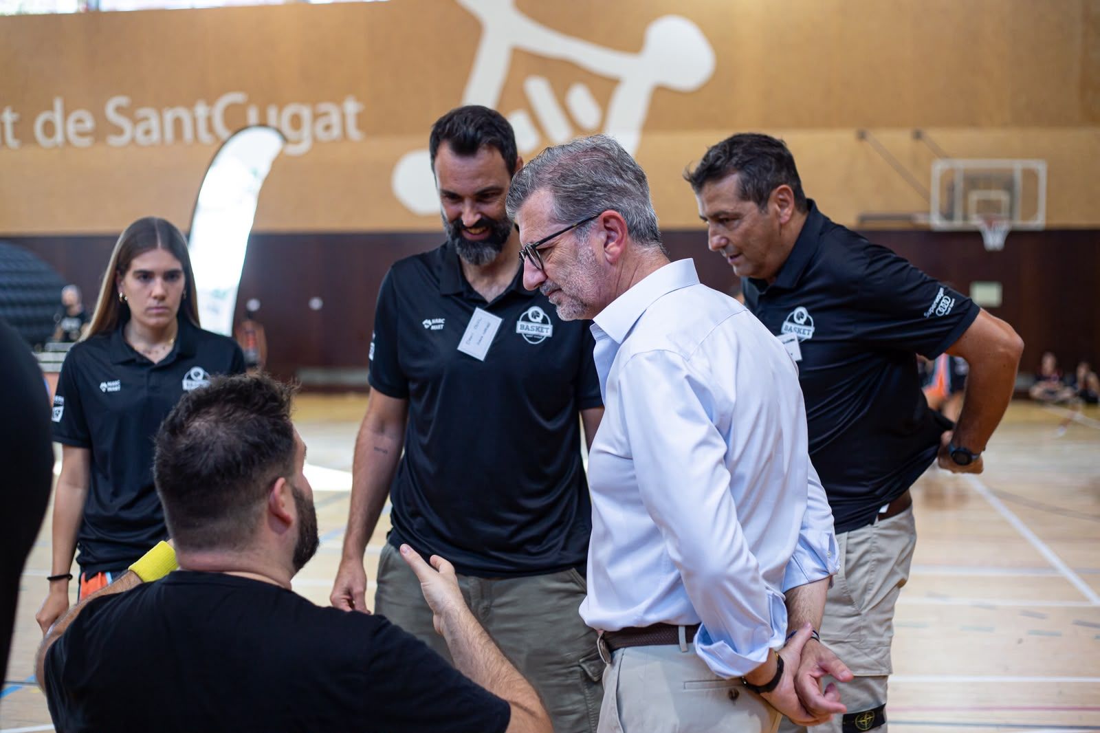 Presentació d'equips del Qbasket Sant Cugat. FOTO: Ajuntament