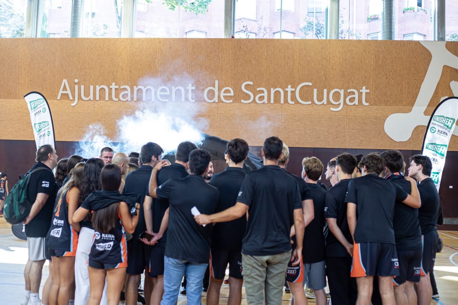 Presentació d'equips del Qbasket Sant Cugat. FOTO: Ajuntament