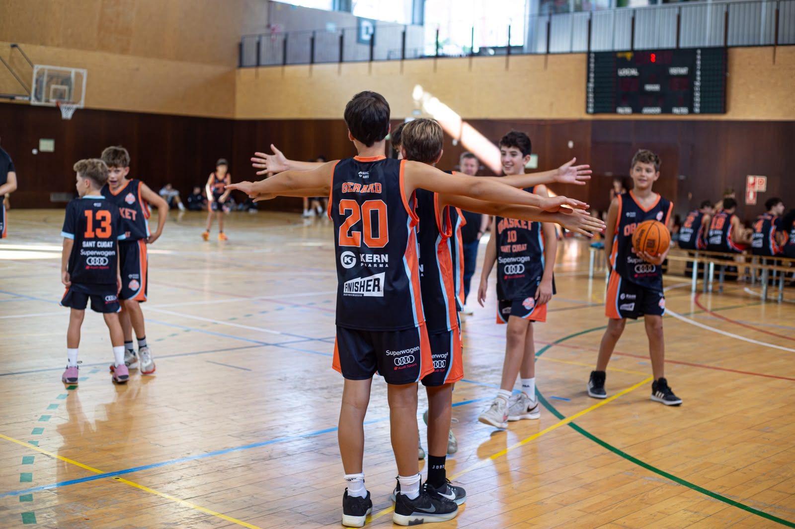 Presentació d'equips del Qbasket Sant Cugat. FOTO: Ajuntament