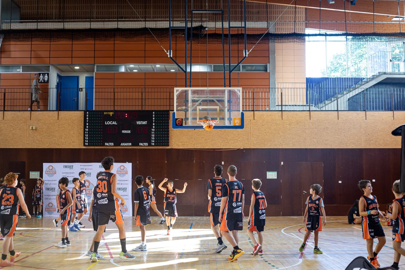 Presentació d'equips del Qbasket Sant Cugat. FOTO: Ajuntament