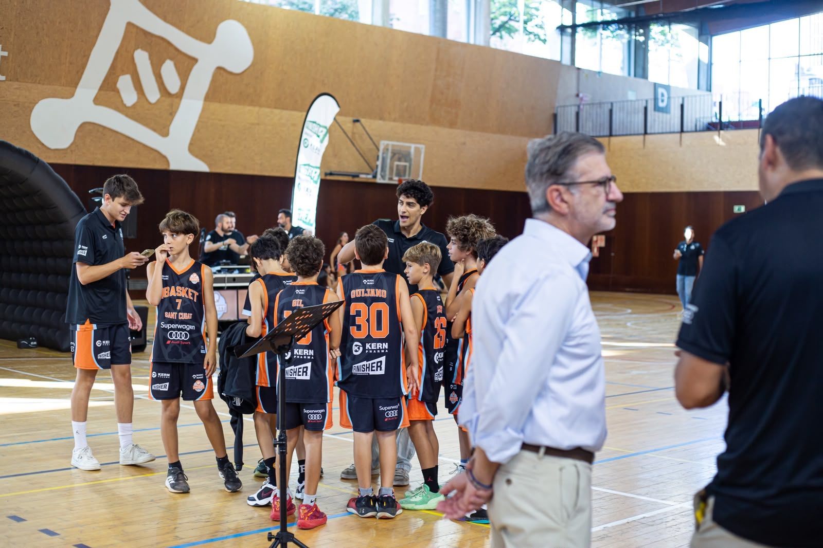 Presentació d'equips del Qbasket Sant Cugat. FOTO: Ajuntament