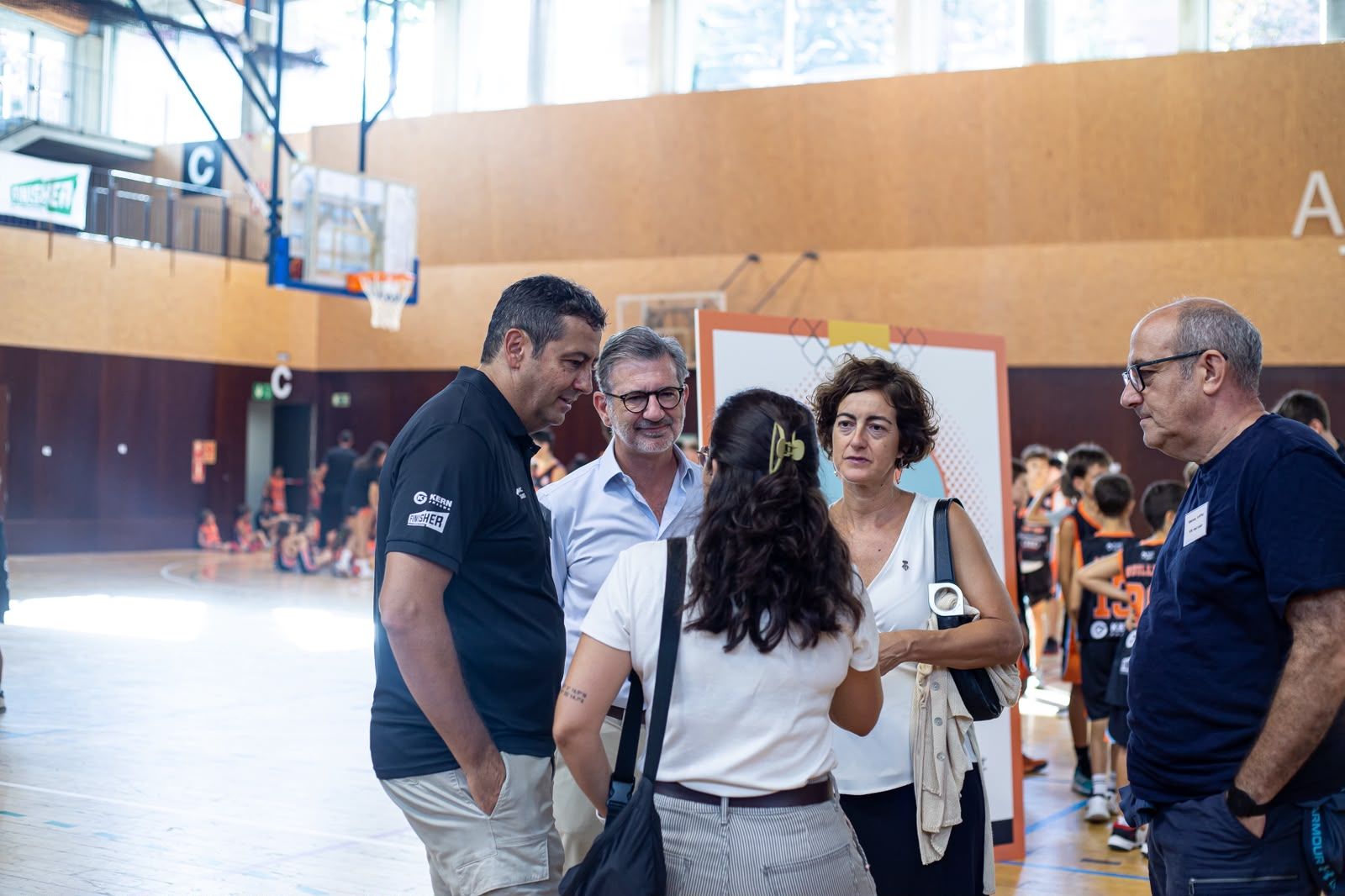 Presentació d'equips del Qbasket Sant Cugat. FOTO: Ajuntament