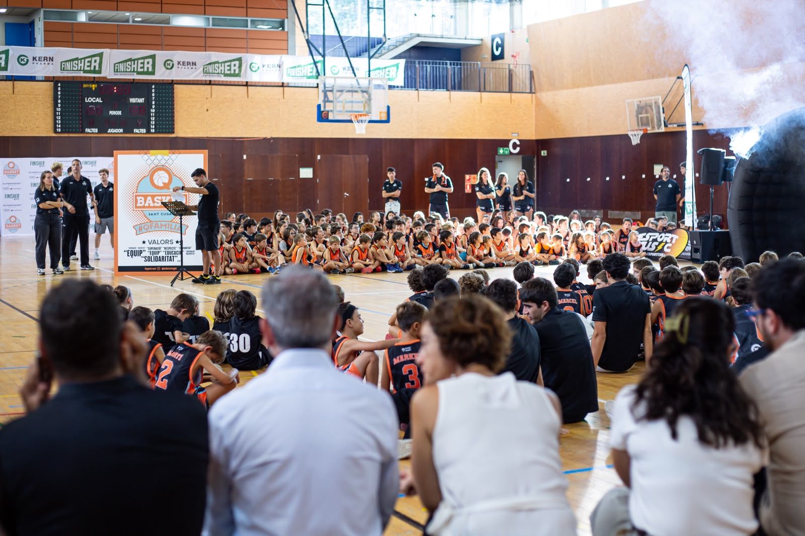 Presentació d'equips del Qbasket Sant Cugat. FOTO: Ajuntament
