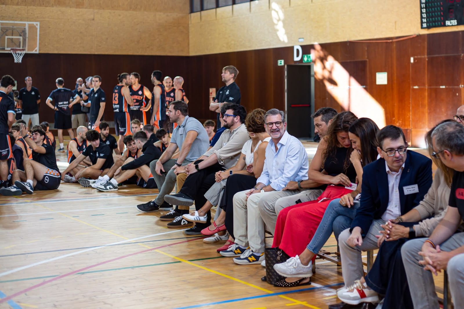 Presentació d'equips del Qbasket Sant Cugat. FOTO: Ajuntament