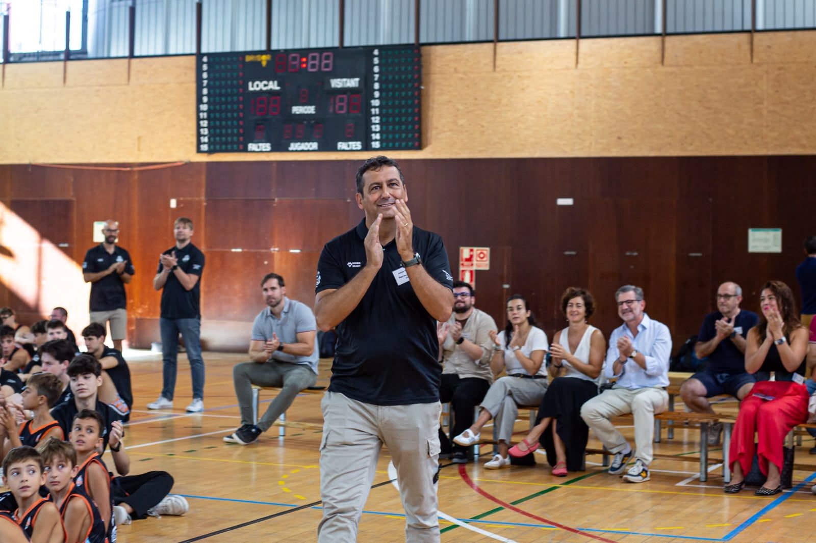 Presentació d'equips del Qbasket Sant Cugat. FOTO: Ajuntament