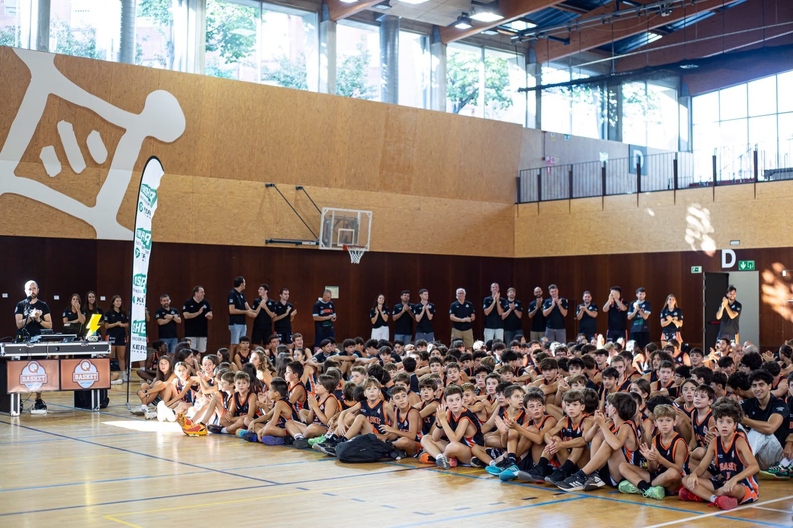 Presentació d'equips del Qbasket Sant Cugat. FOTO: Ajuntament