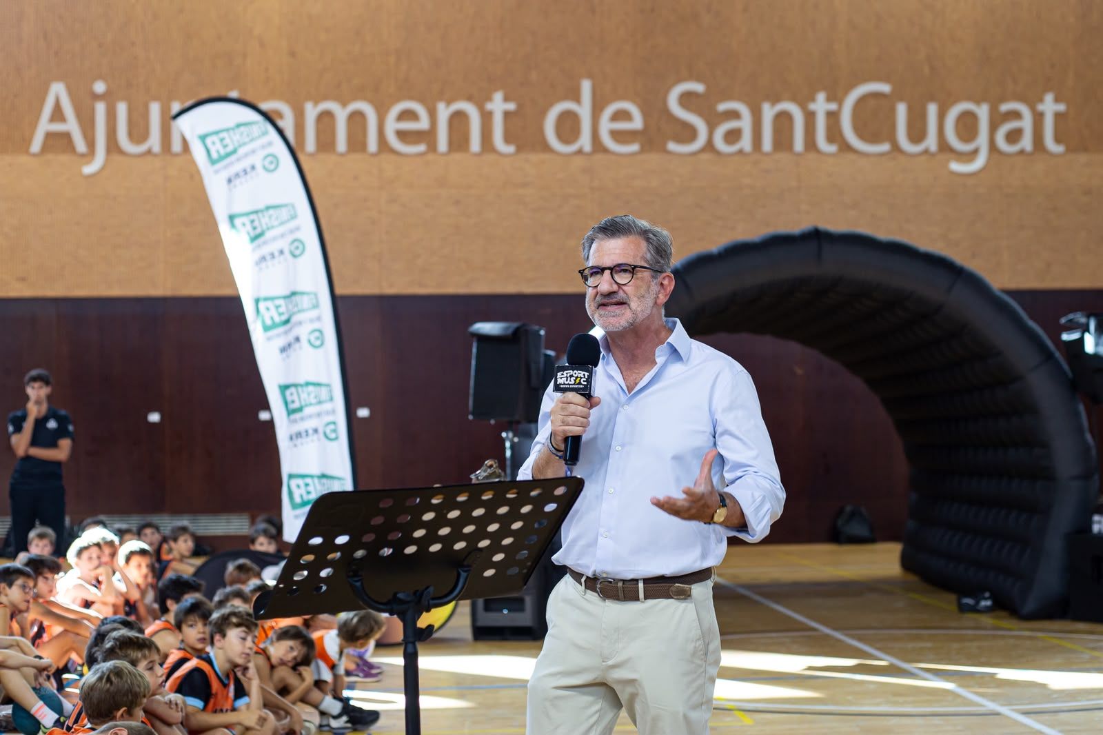 Presentació d'equips del Qbasket Sant Cugat. FOTO: Ajuntament