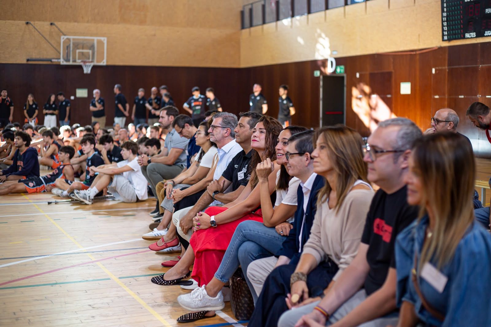 Presentació d'equips del Qbasket Sant Cugat. FOTO: Ajuntament