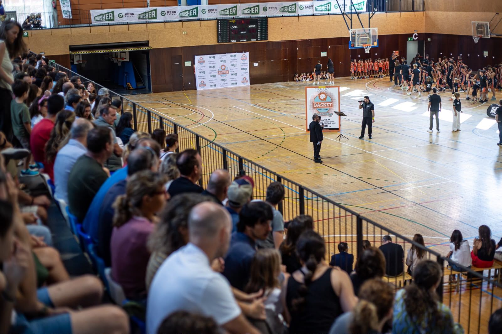 Presentació d'equips del Qbasket Sant Cugat. FOTO: Ajuntament