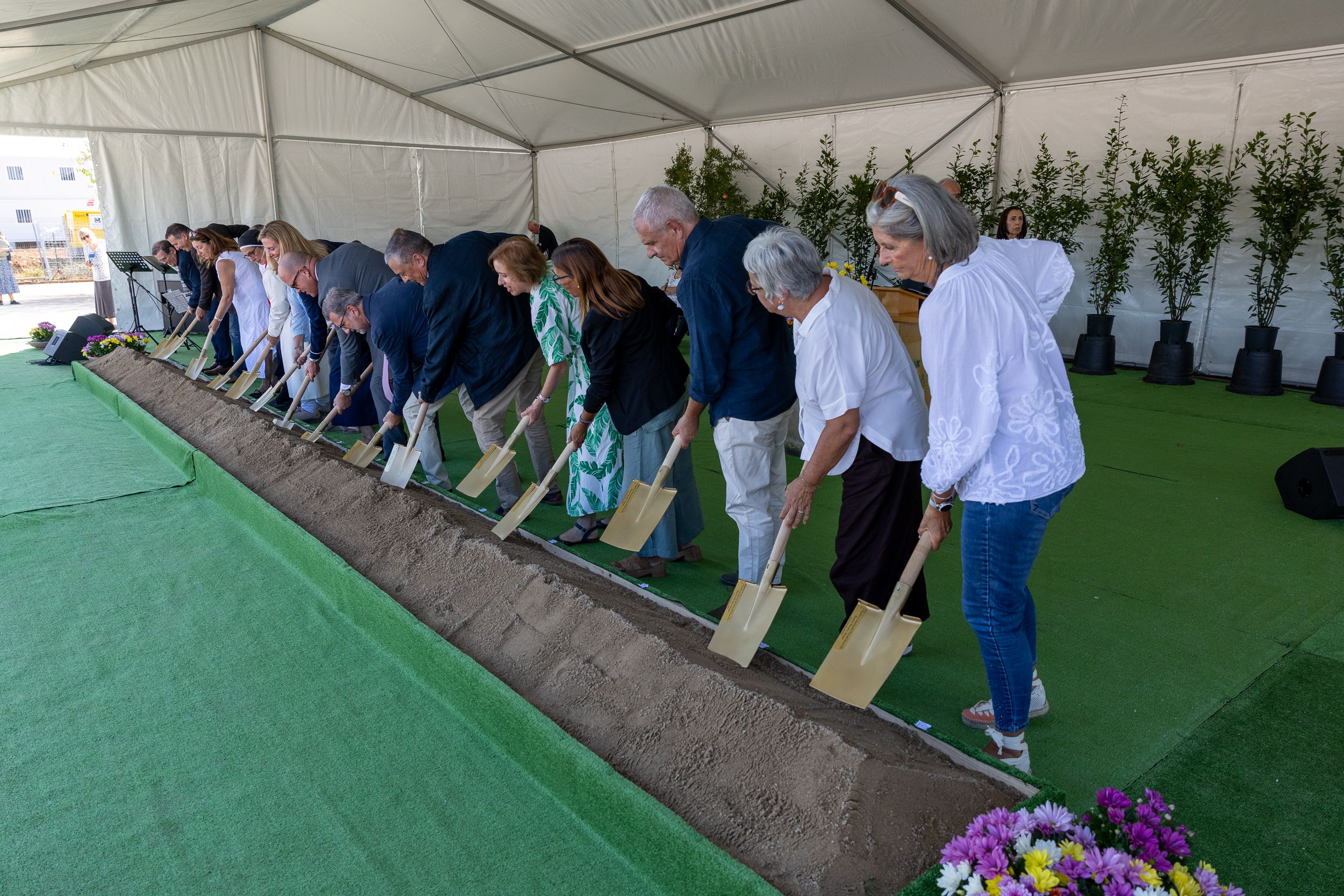 Primera pedra Temple Mormons a Sant Cugat. FOTO: Cedida