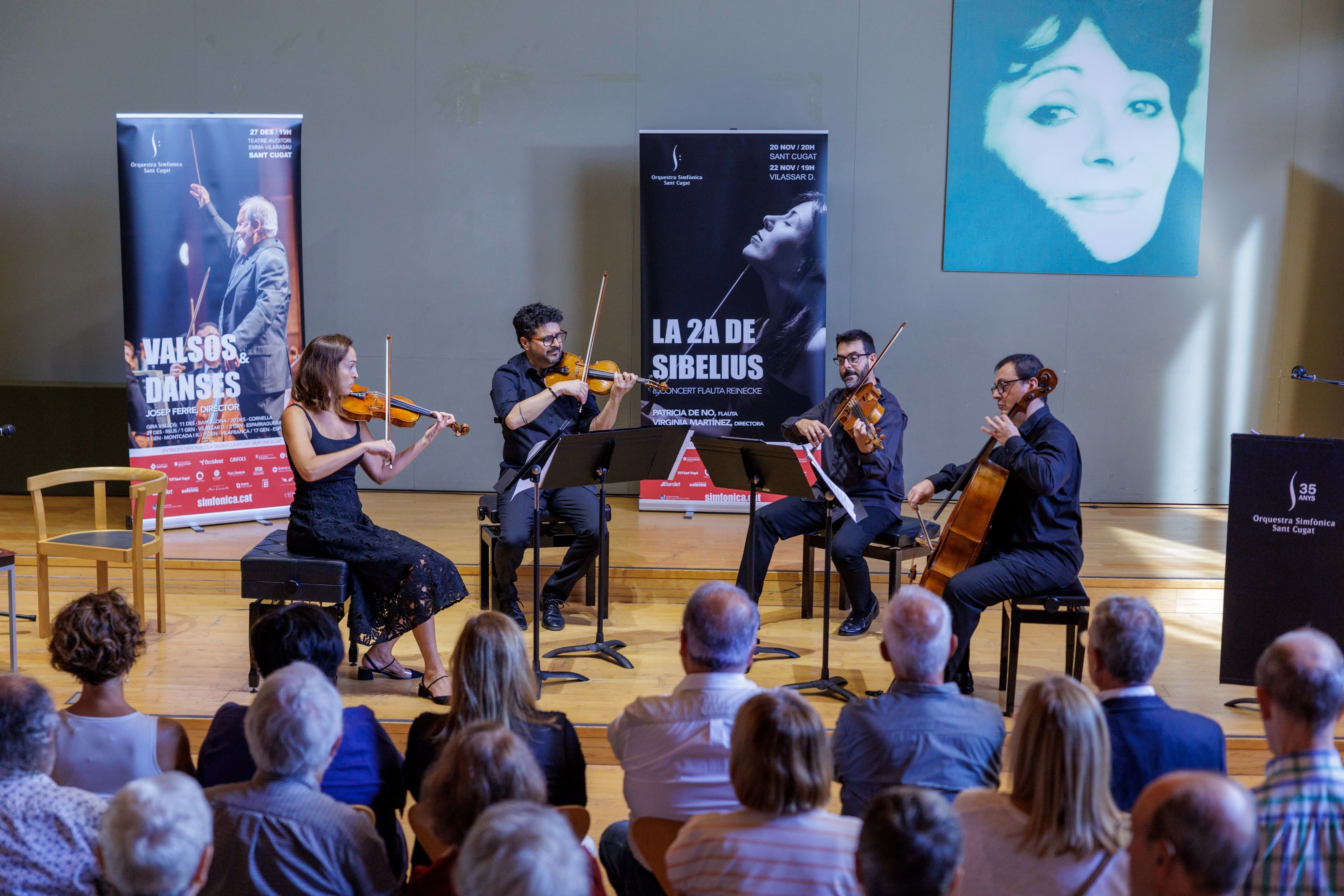 Quartet de corda de la Simfònica FOTO: Orquestra Simfònica Sant Cugat