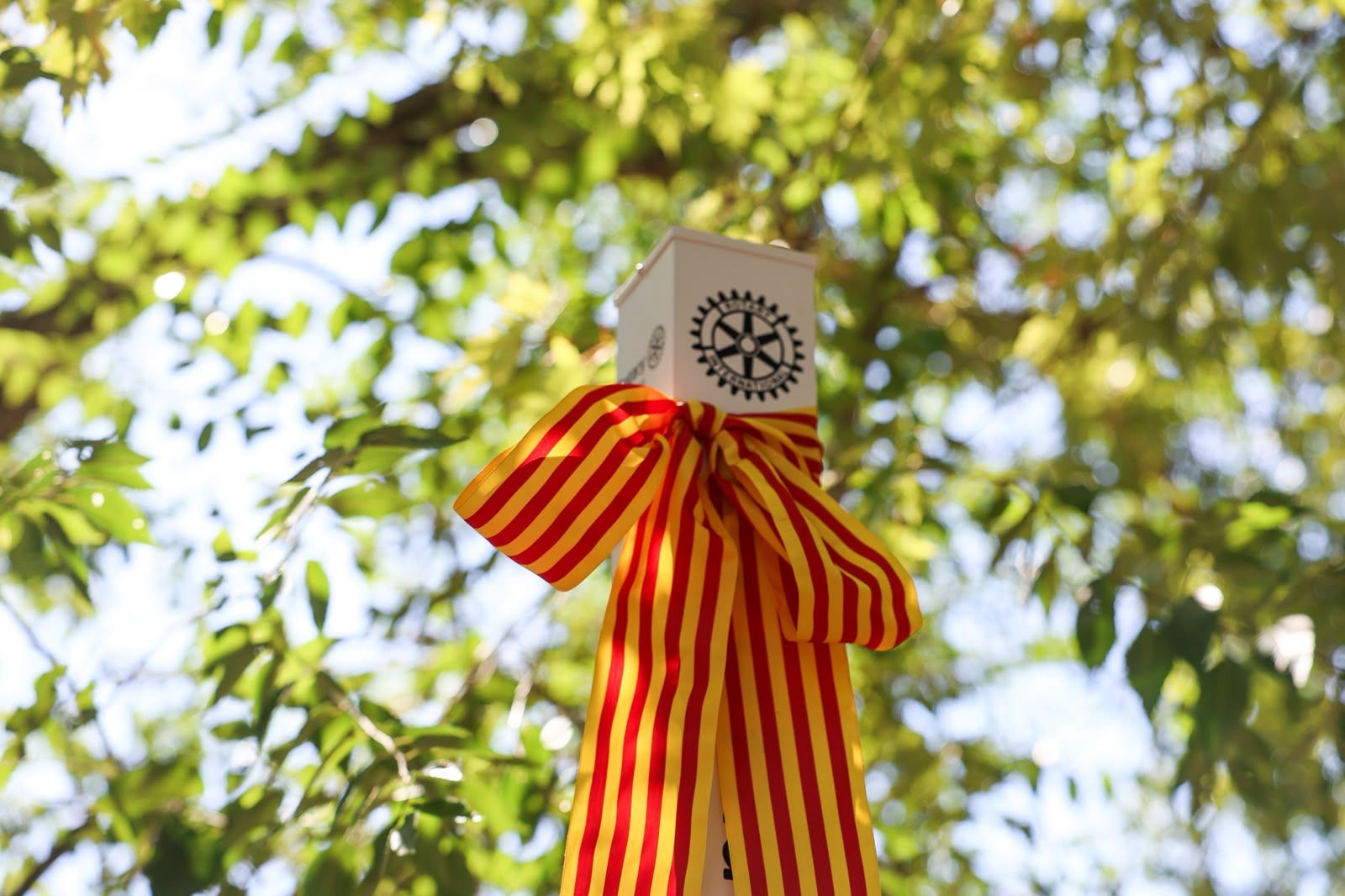 El Pal de la Pau, a la plaça del Rotary FOTO: Ajuntament de Sant Cugat