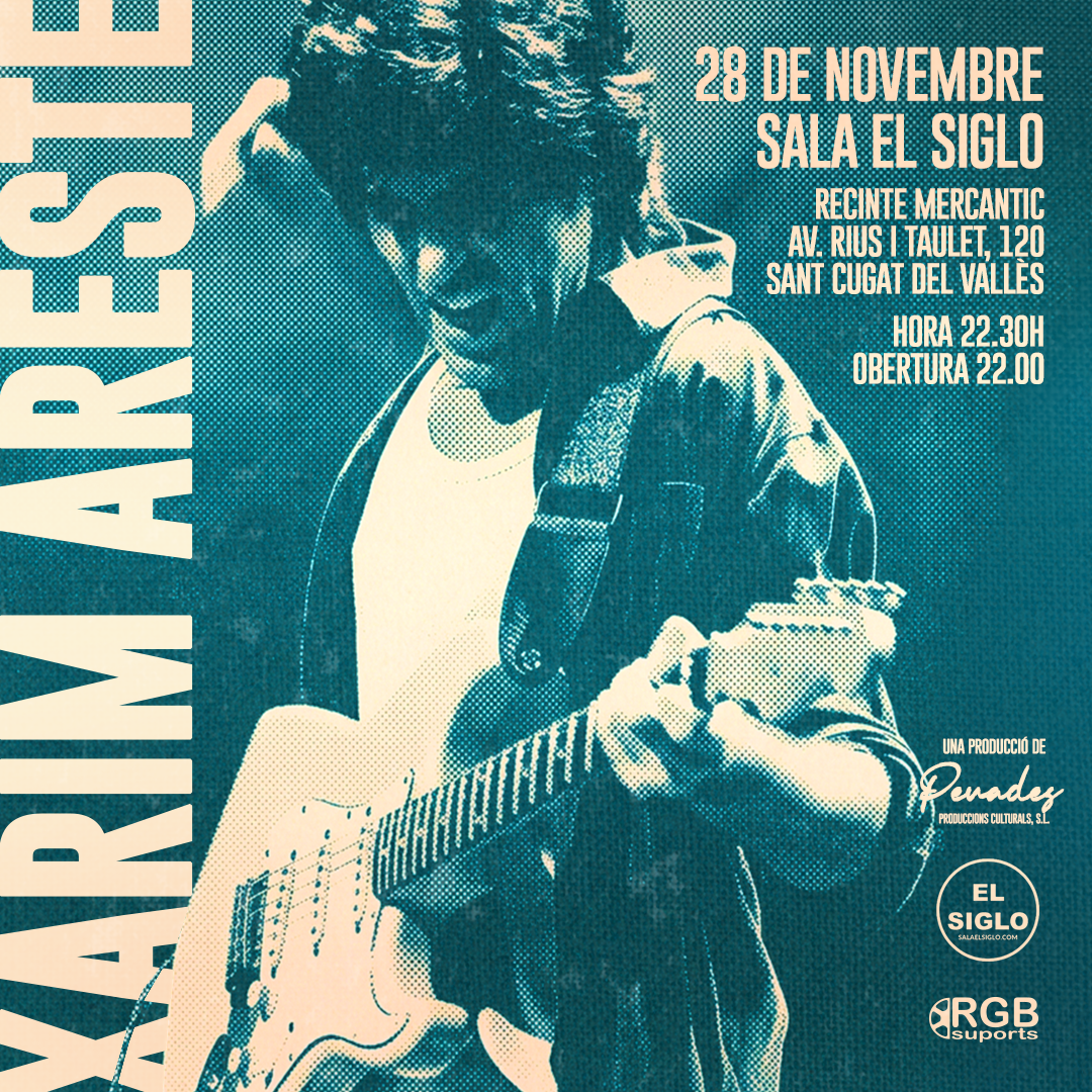 Cartell del concert de Xarim Aresté