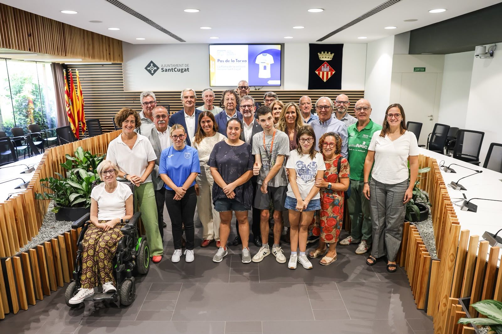 La torxa dels Jocs Special Olympics Tarragona 2026 passarà per Sant Cugat. FOTO: Ajuntament