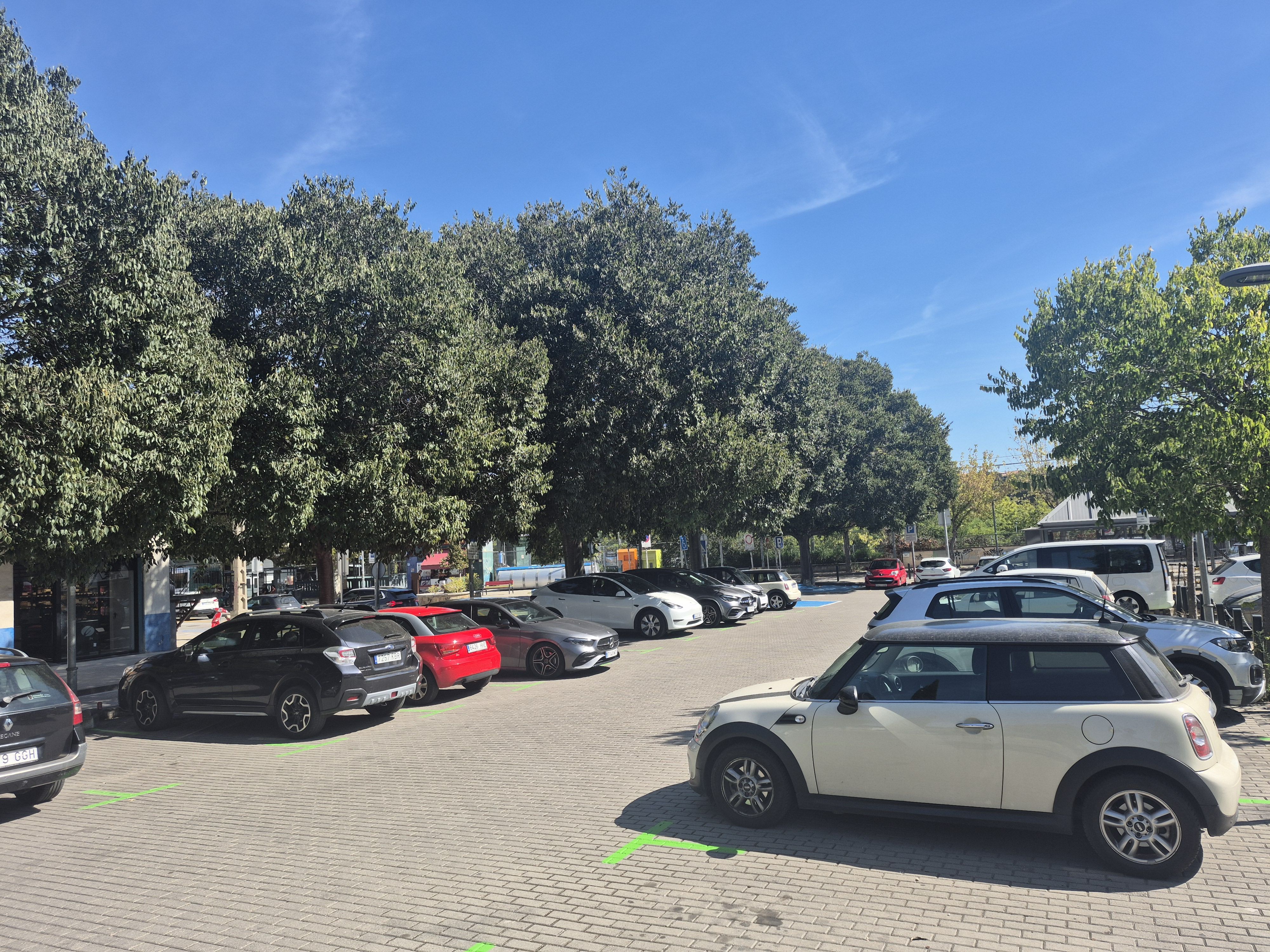 L'aparcament de l'estació de Valldoreix FOTO: TOT Sant Cugat