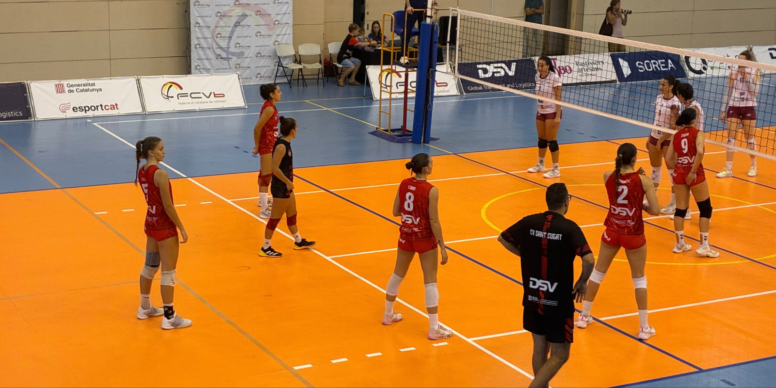El DSV Club Voleibol Sant Cugat ha perdut contra el CV Sant Just. FOTO: TOT Sant Cugat