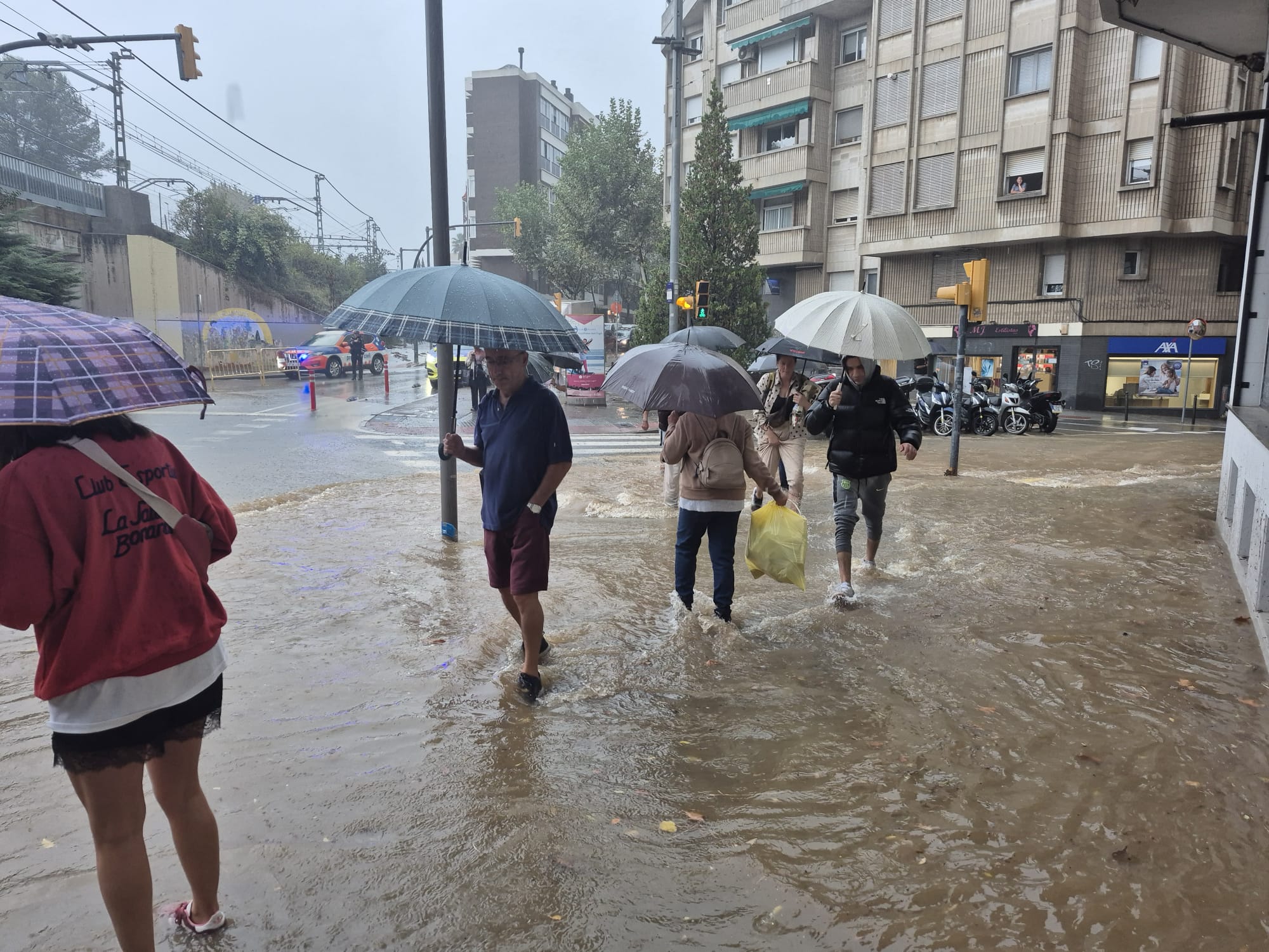 Incidències a Sant Cugat per la pluja. FOTO: TOT Sant Cugat