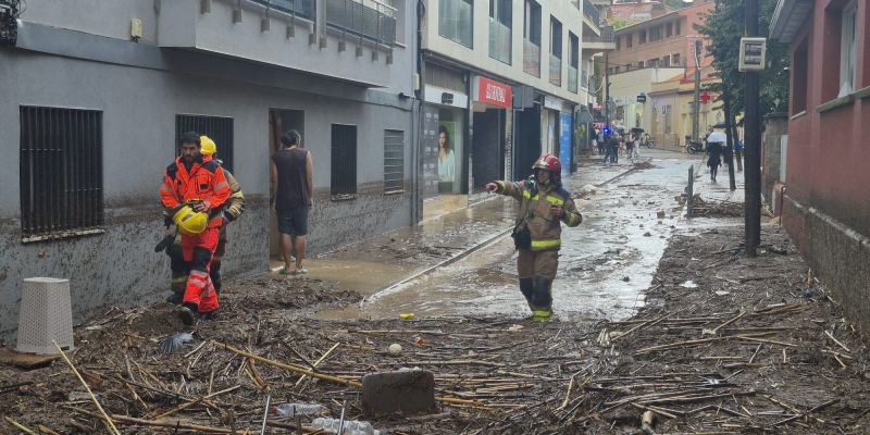 Incidències a Sant Cugat per la pluja. FOTO: TOT Sant Cugat