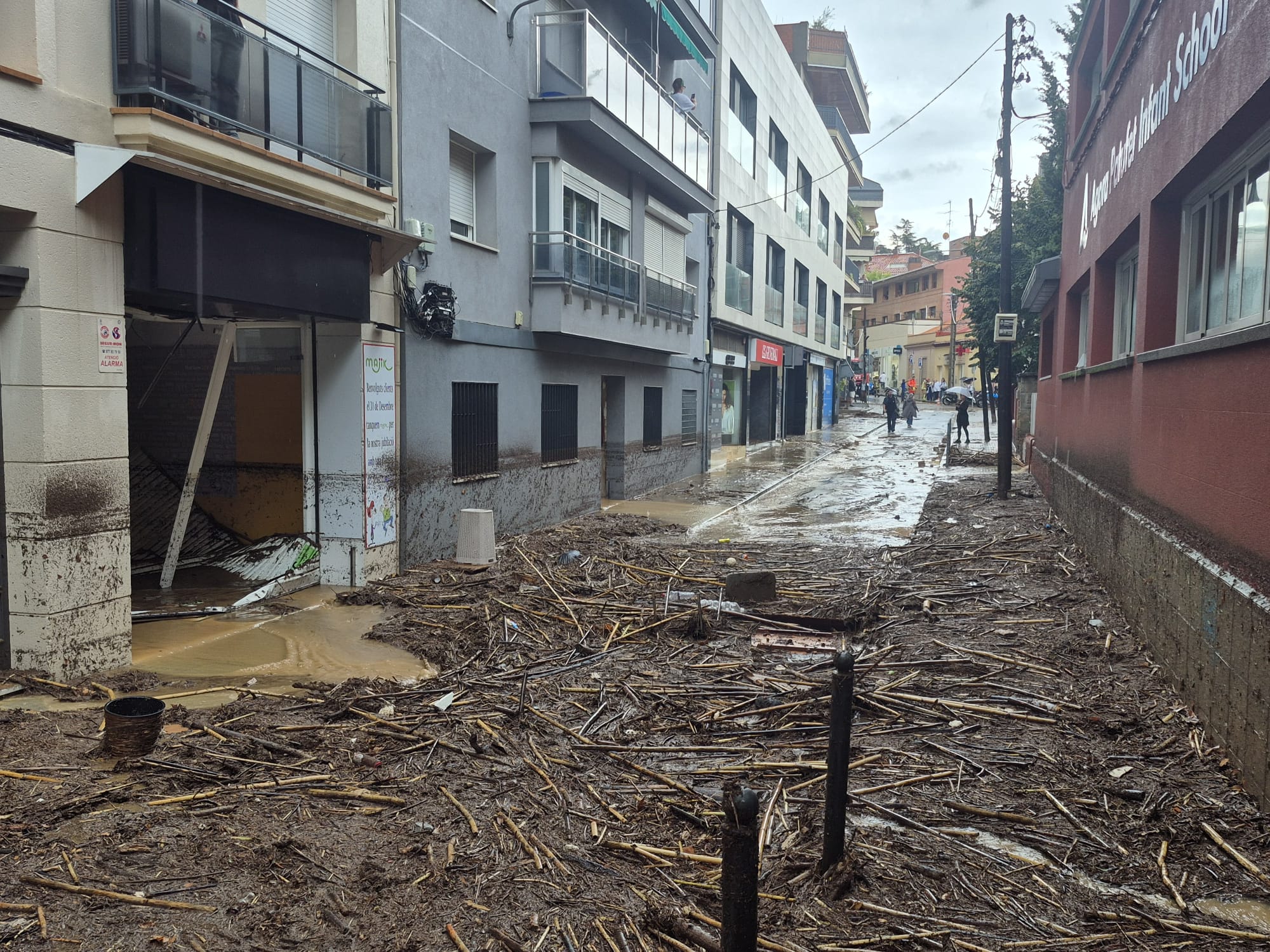 Incidències a Sant Cugat per la pluja. FOTO: TOT Sant Cugat