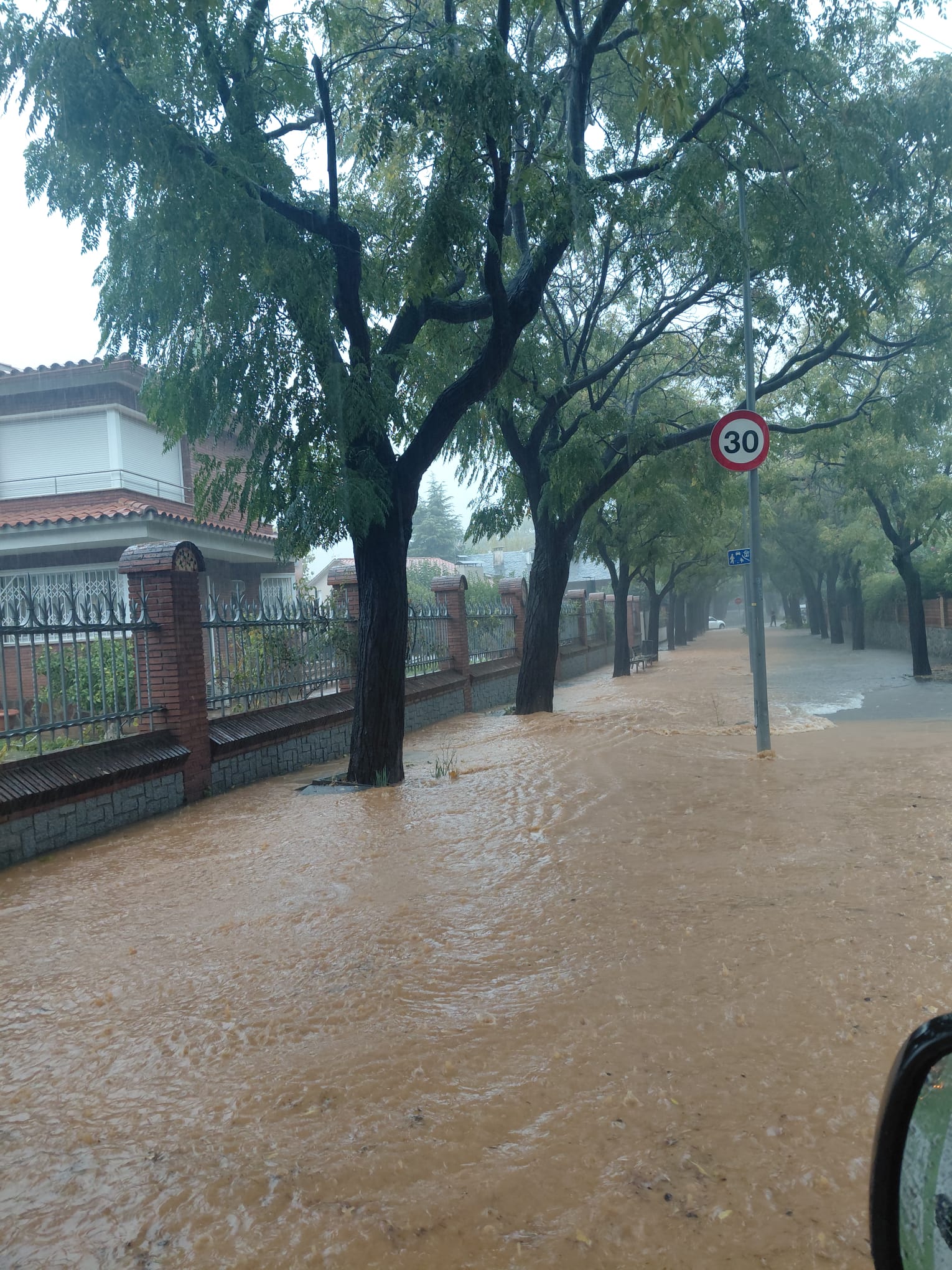 Incidències a Sant Cugat per la pluja. FOTO: Ajuntament