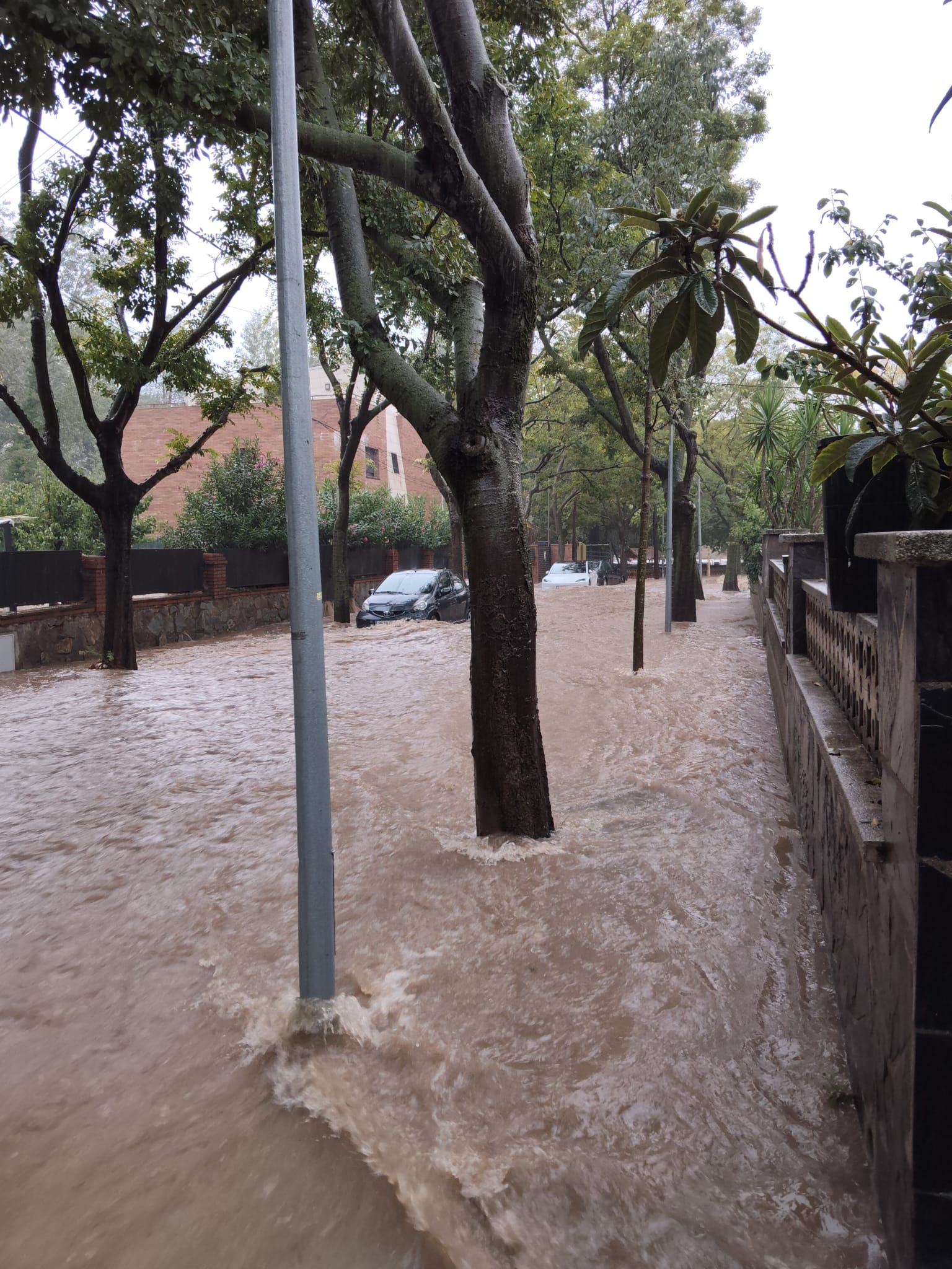 Incidències a Sant Cugat per la pluja. FOTO: Ajuntament