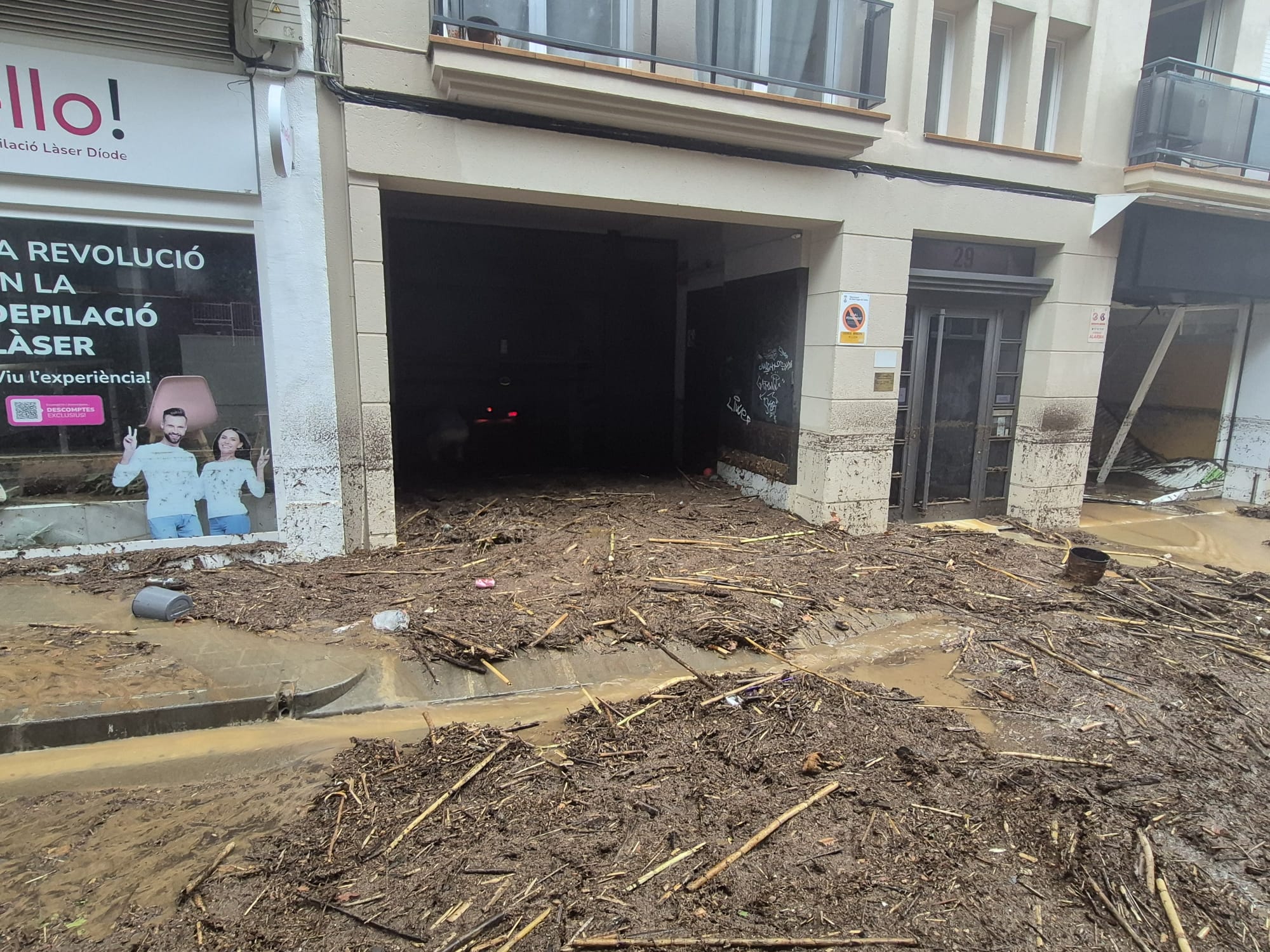 Incidències a Sant Cugat per la pluja. FOTO: TOT Sant Cugat